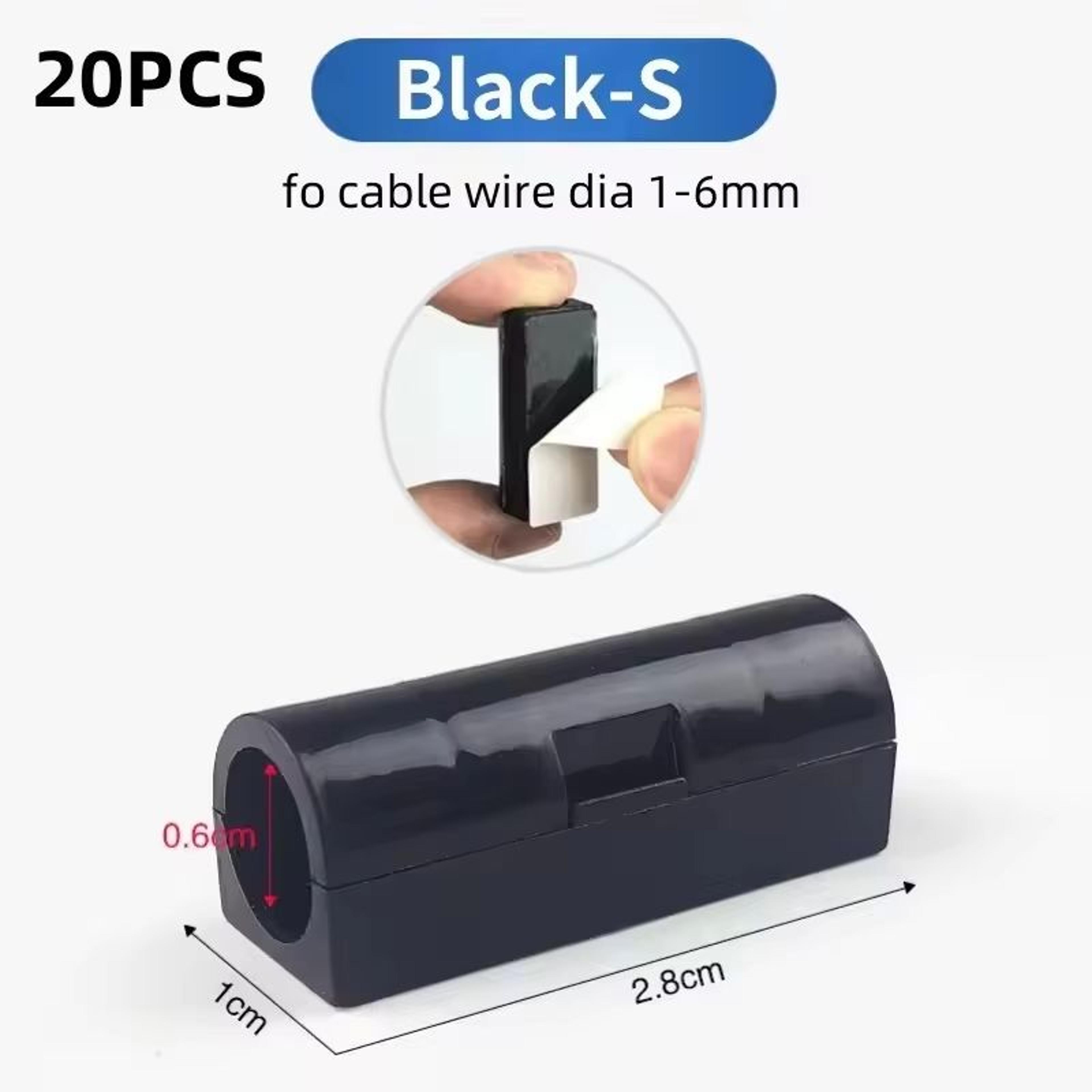 Firm Cable Organizer Buckle Clips  520PCS Wire Management Clamps 9