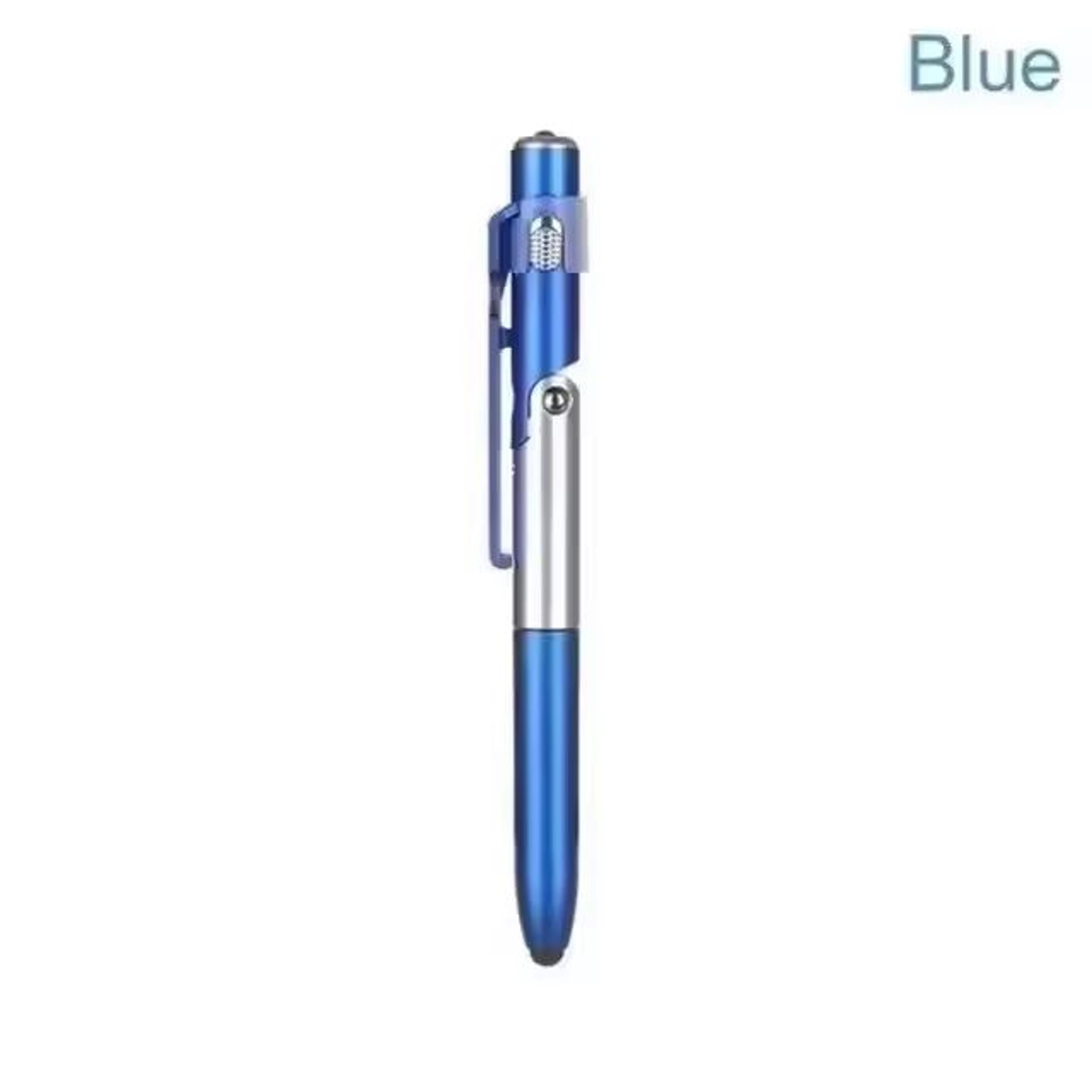 4in1 Multifunction Ballpoint Pen With LED Light And Foldable Phone Holder 7