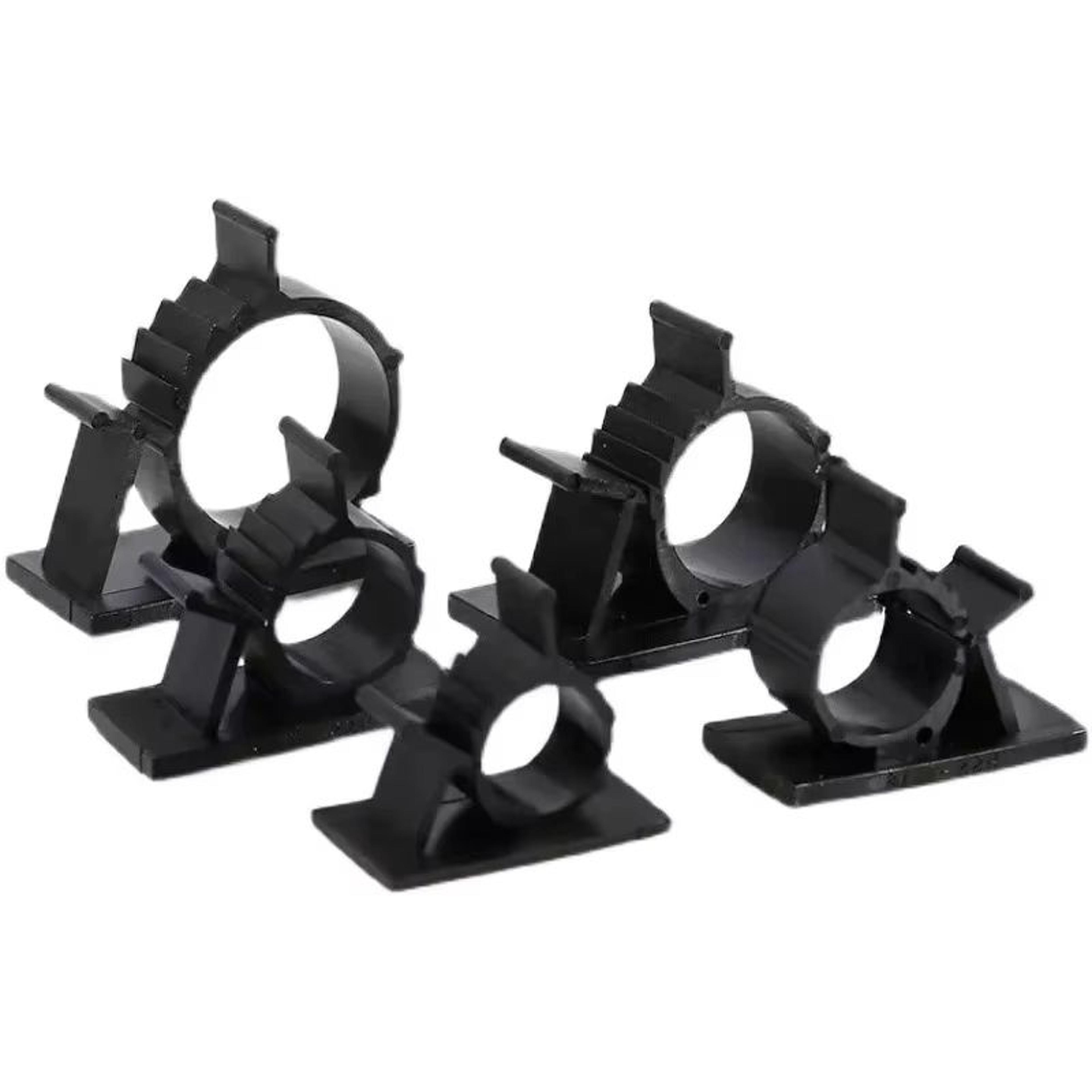 10PCS Adjustable SelfAdhesive Cable Organizer Clips And Wire Tie Mounts 0