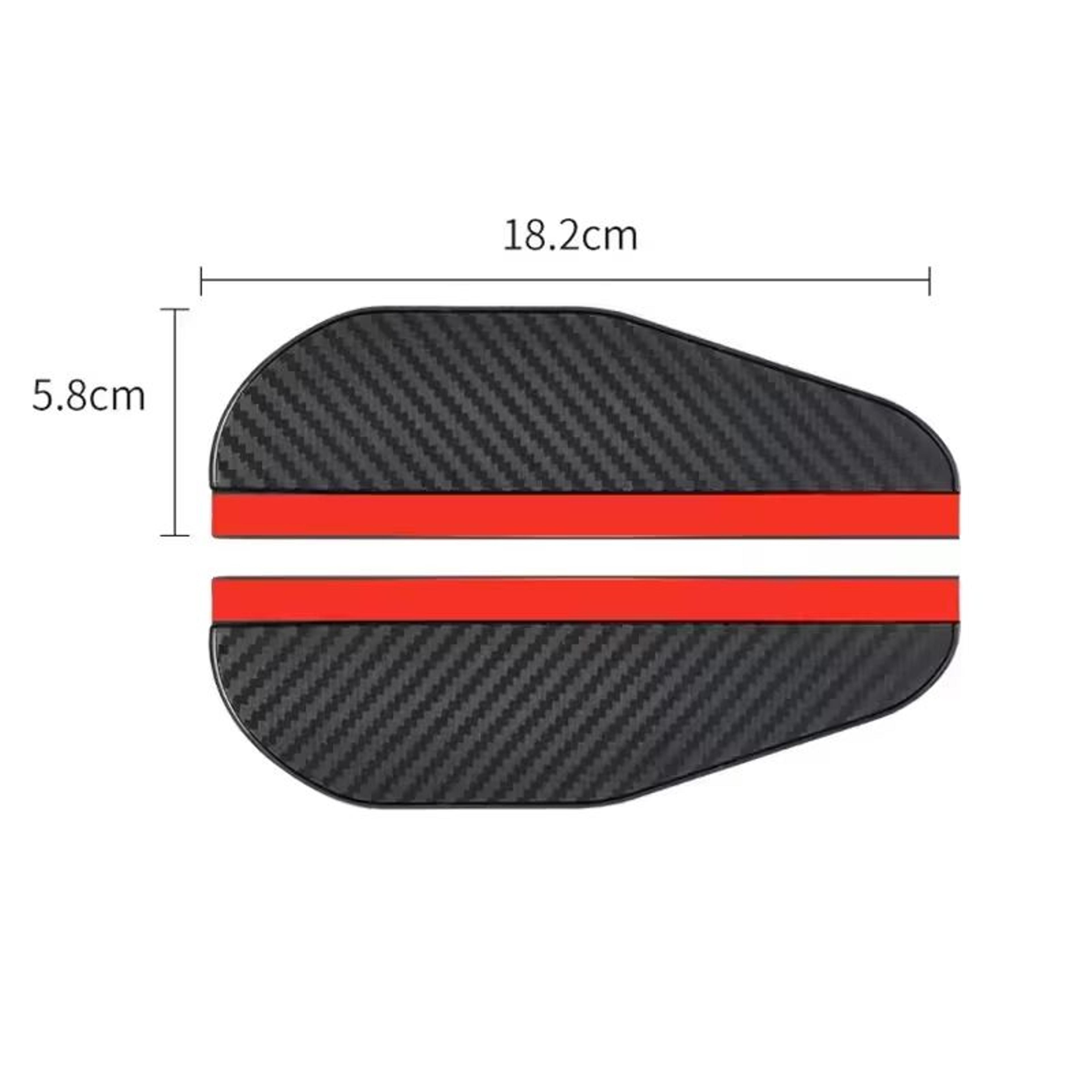 2PCS Car Rearview Mirror Rain Eyebrow Sun Visor Rain Guard Covers 3