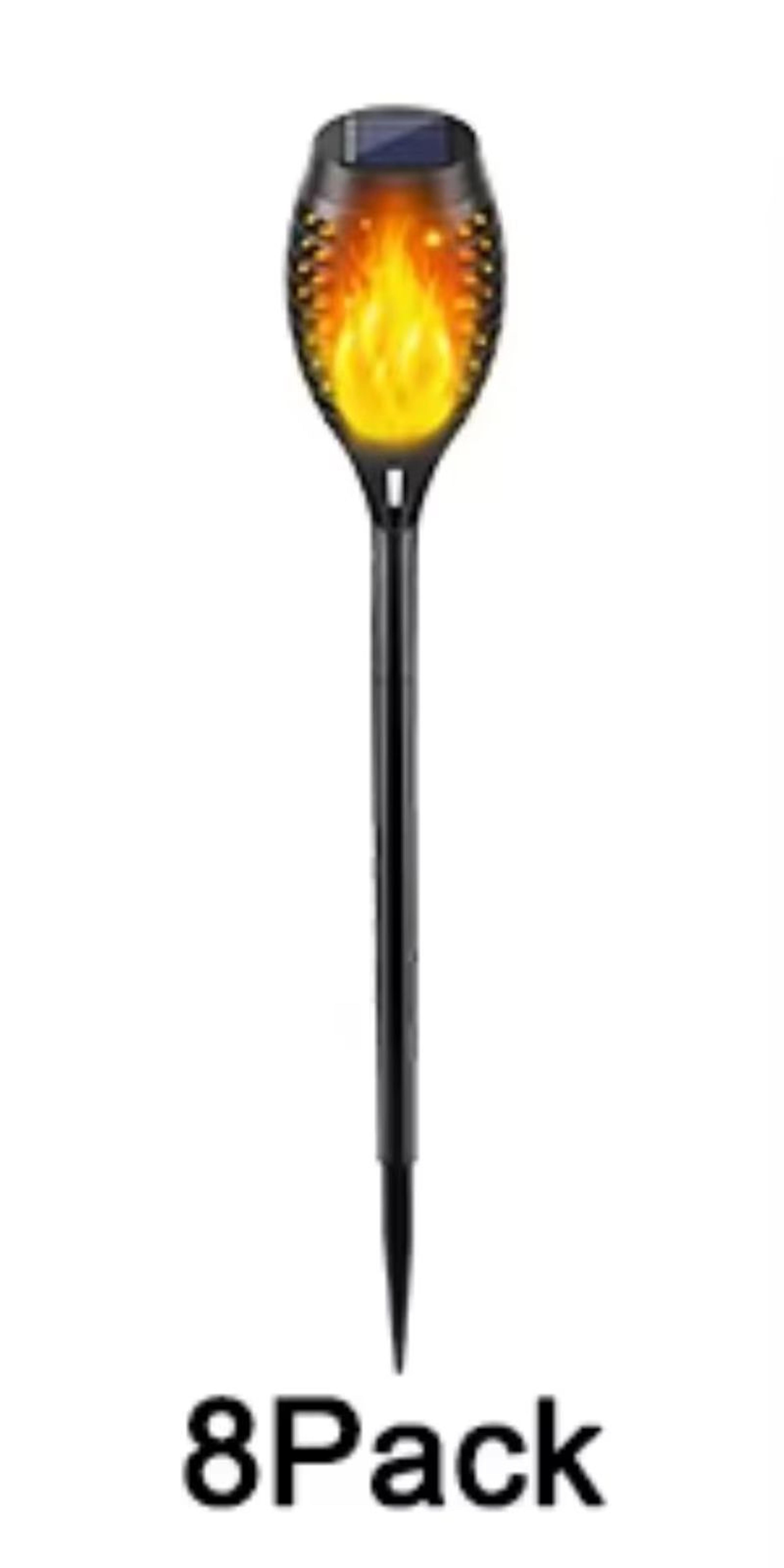 12 LED Solar Flame Torch Light Waterproof Outdoor Solar Torch Lights For Garden Yard And Pathway De 5
