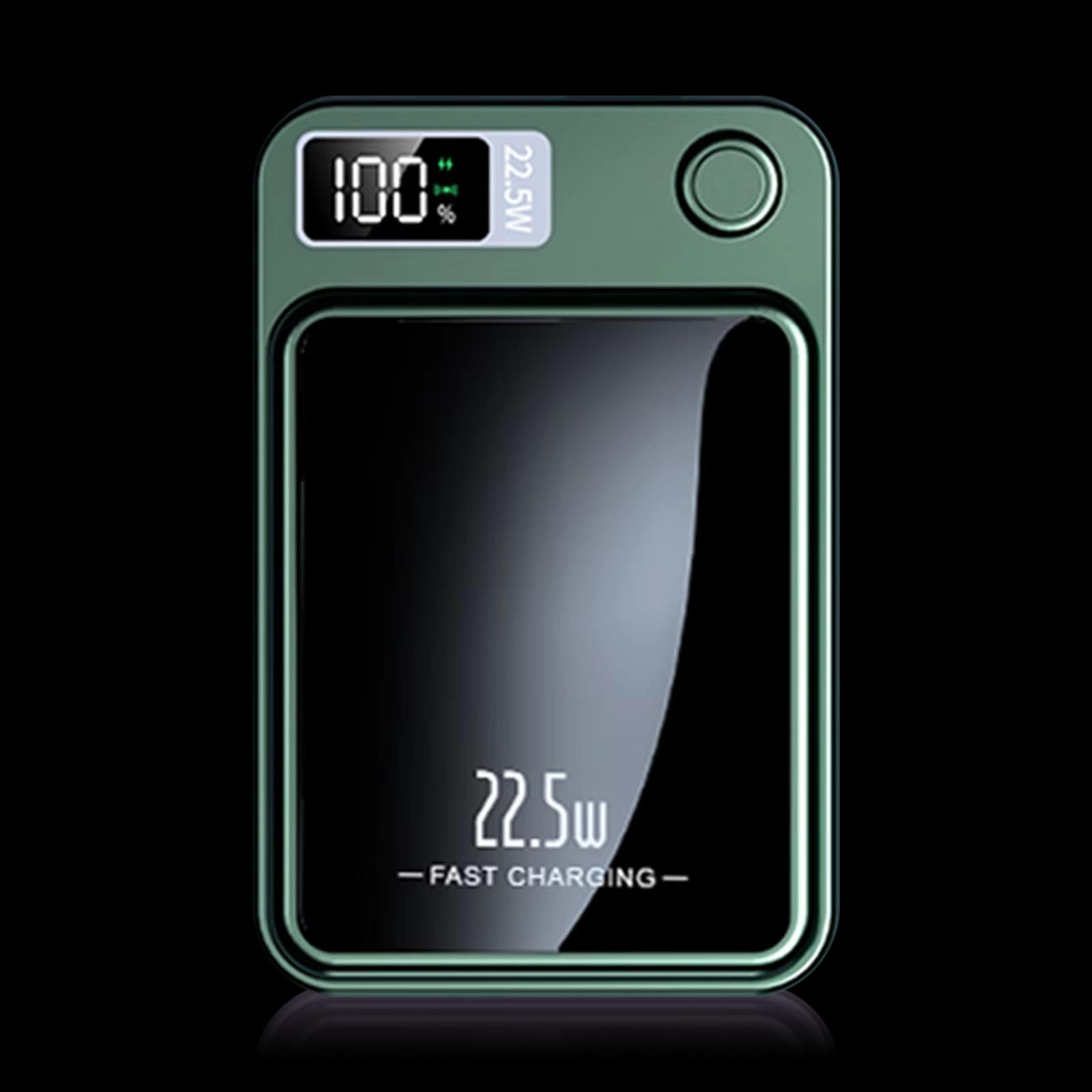 5000mAh Magnetic Power Bank 225W Fast Charging Portable Wireless Charger With Type C Cable For IPho 9