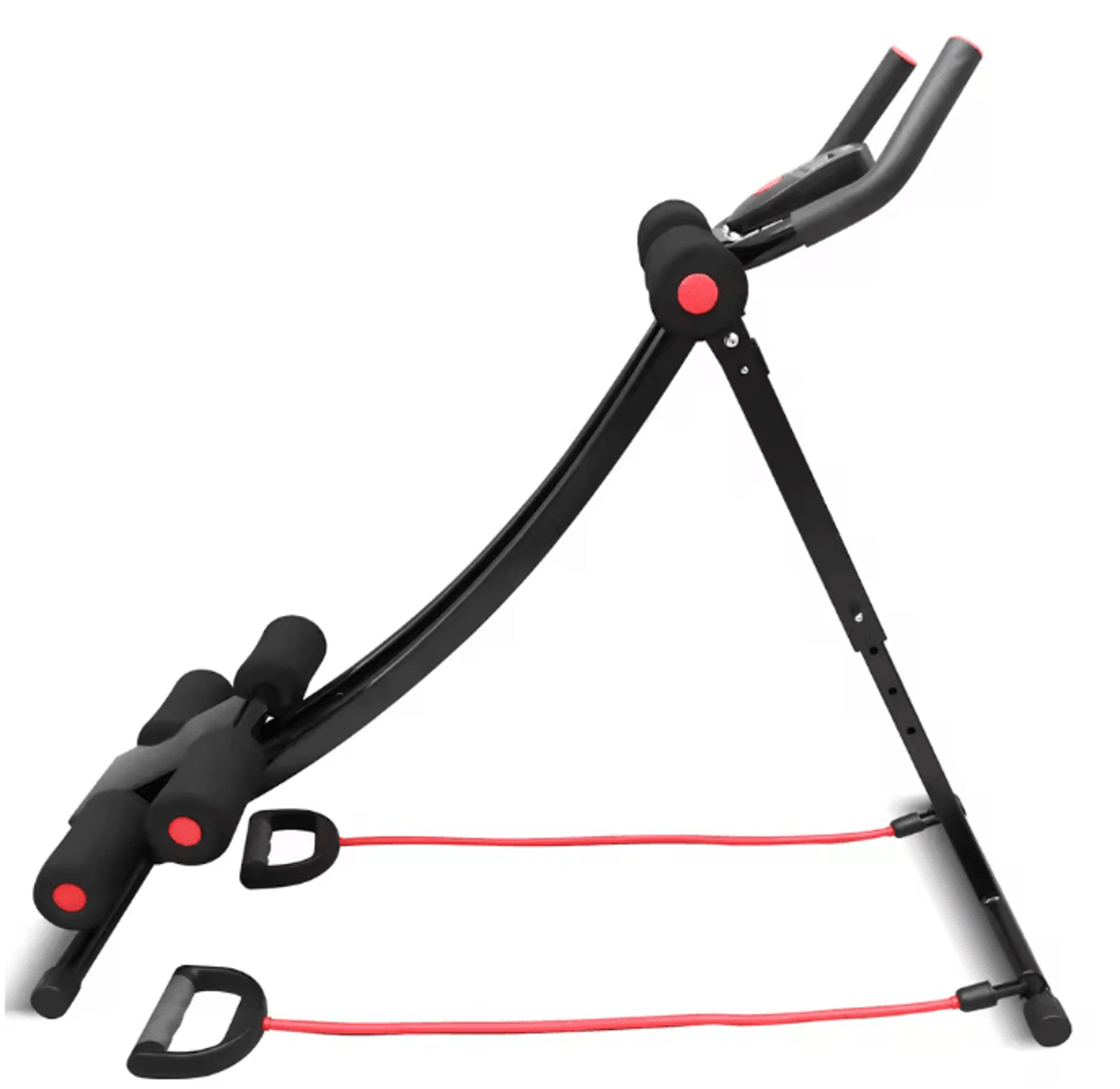 Foldable Ab Machine Core Trainer With LCD Display For Home Gym Fitness Workout 5
