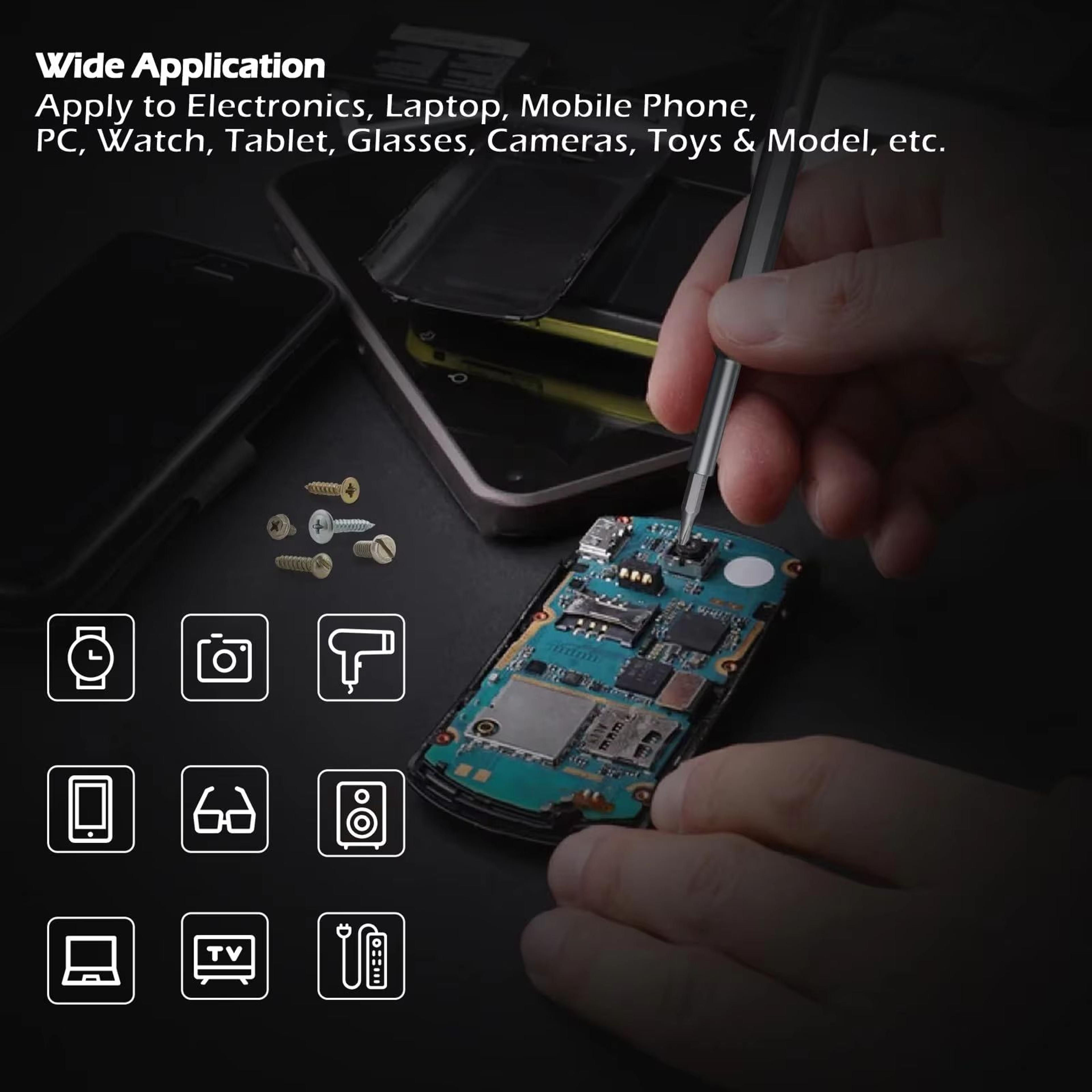 Precision Screwdriver Set 25in1 Magnetic Mini Repair Kit For IPhone PC Watch Camera And Glasses 4