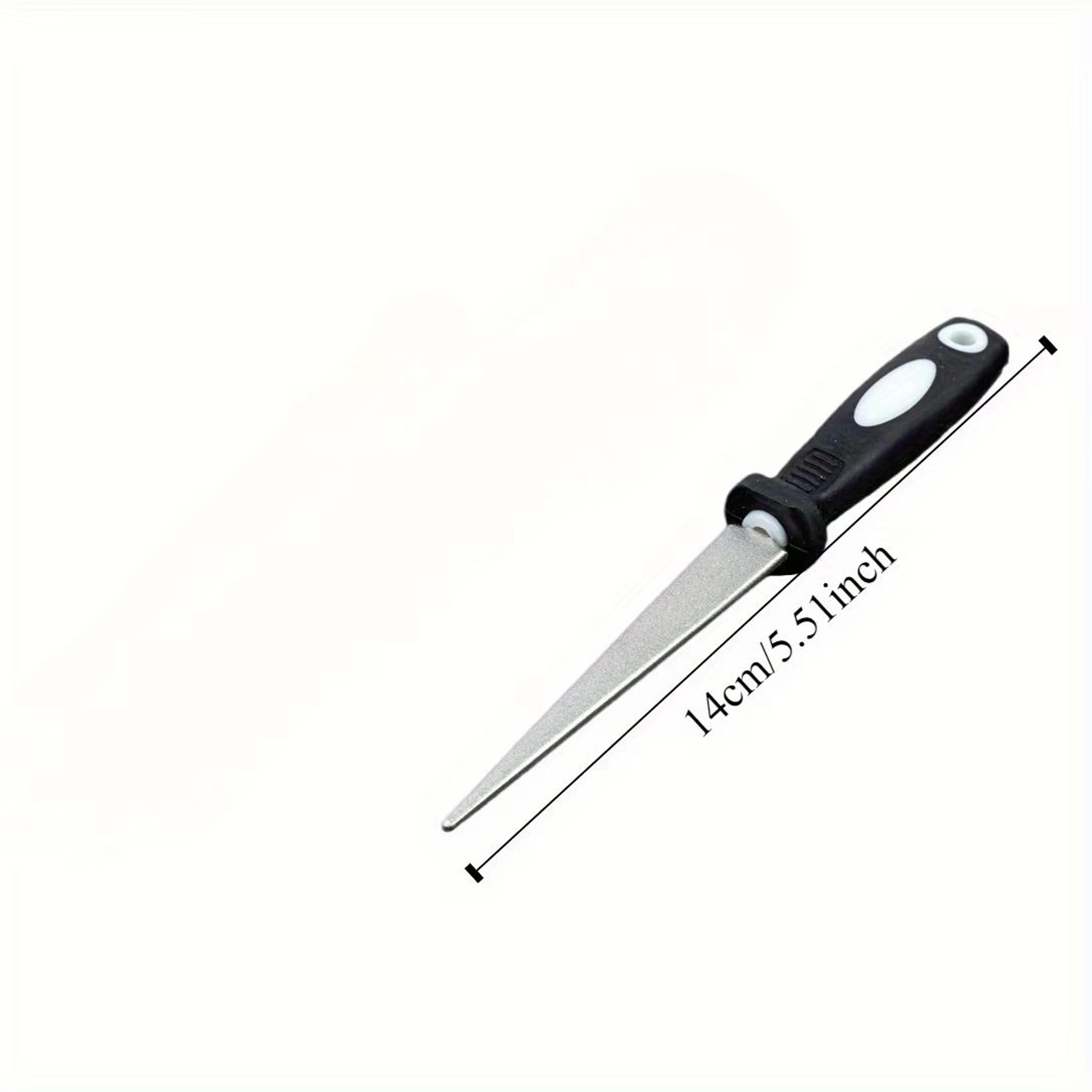 Diamond Sharpening Stone With DoubleSided Flat  Curved Surfaces And EasyGrip Handle 6