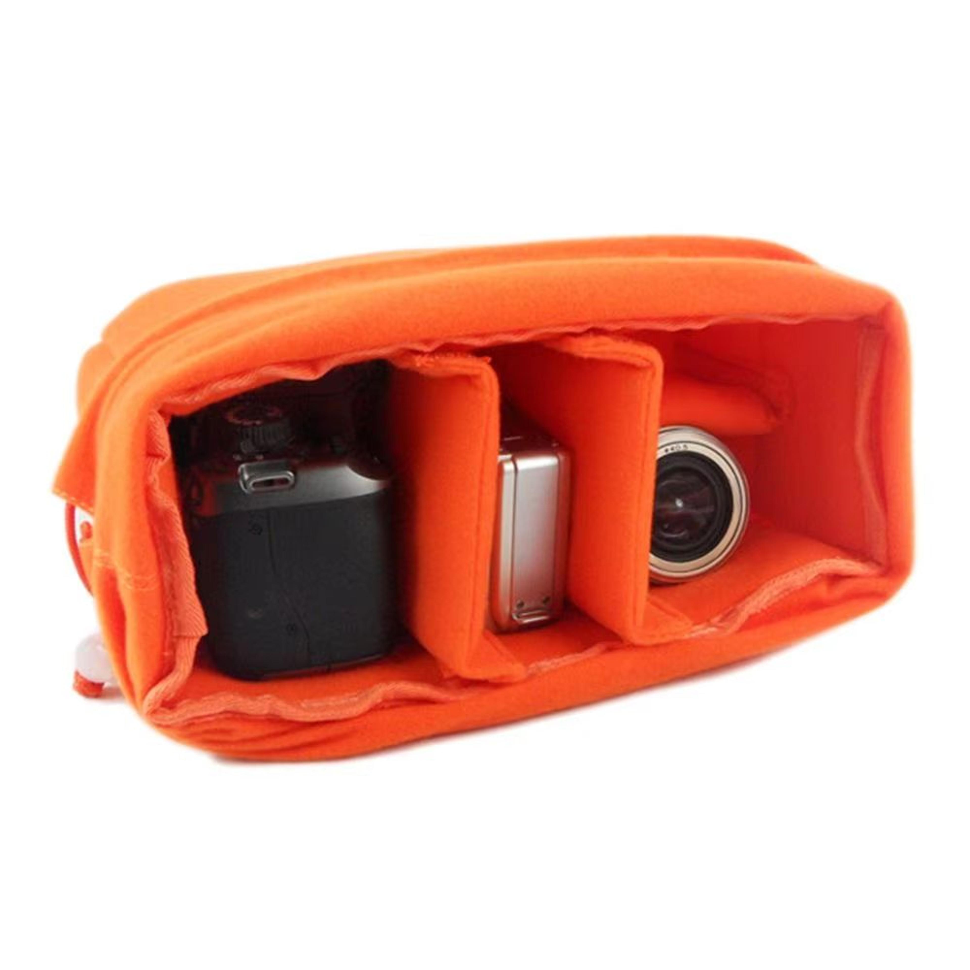 Padded Camera Insert Bag With Velvet Lining  Shockproof Protective Case For DSLR Cameras And Lenses 2