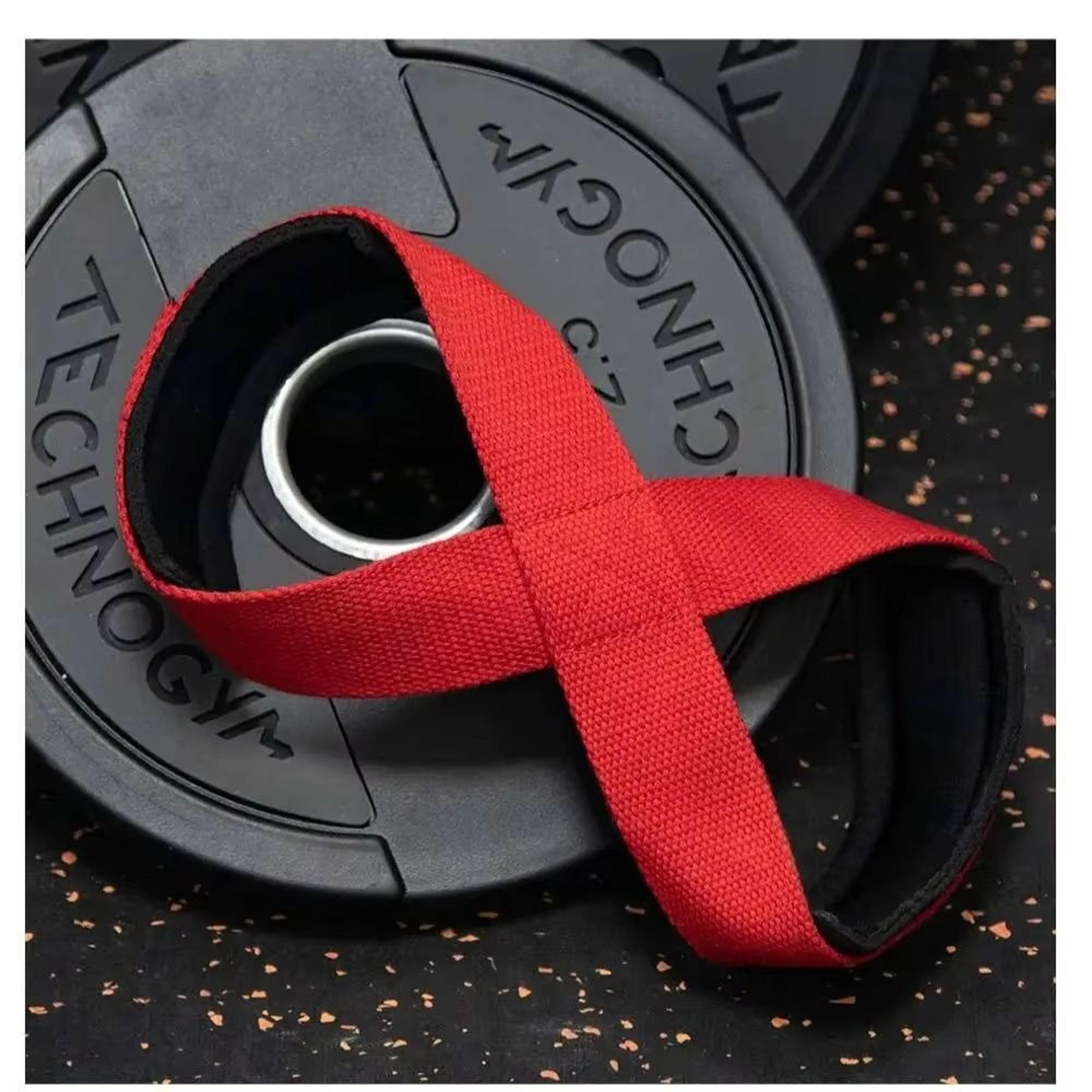 AntiSlip Weightlifting Wrist Straps Pair Adjustable Grip Support Wraps For Deadlifts Pull Days And  3