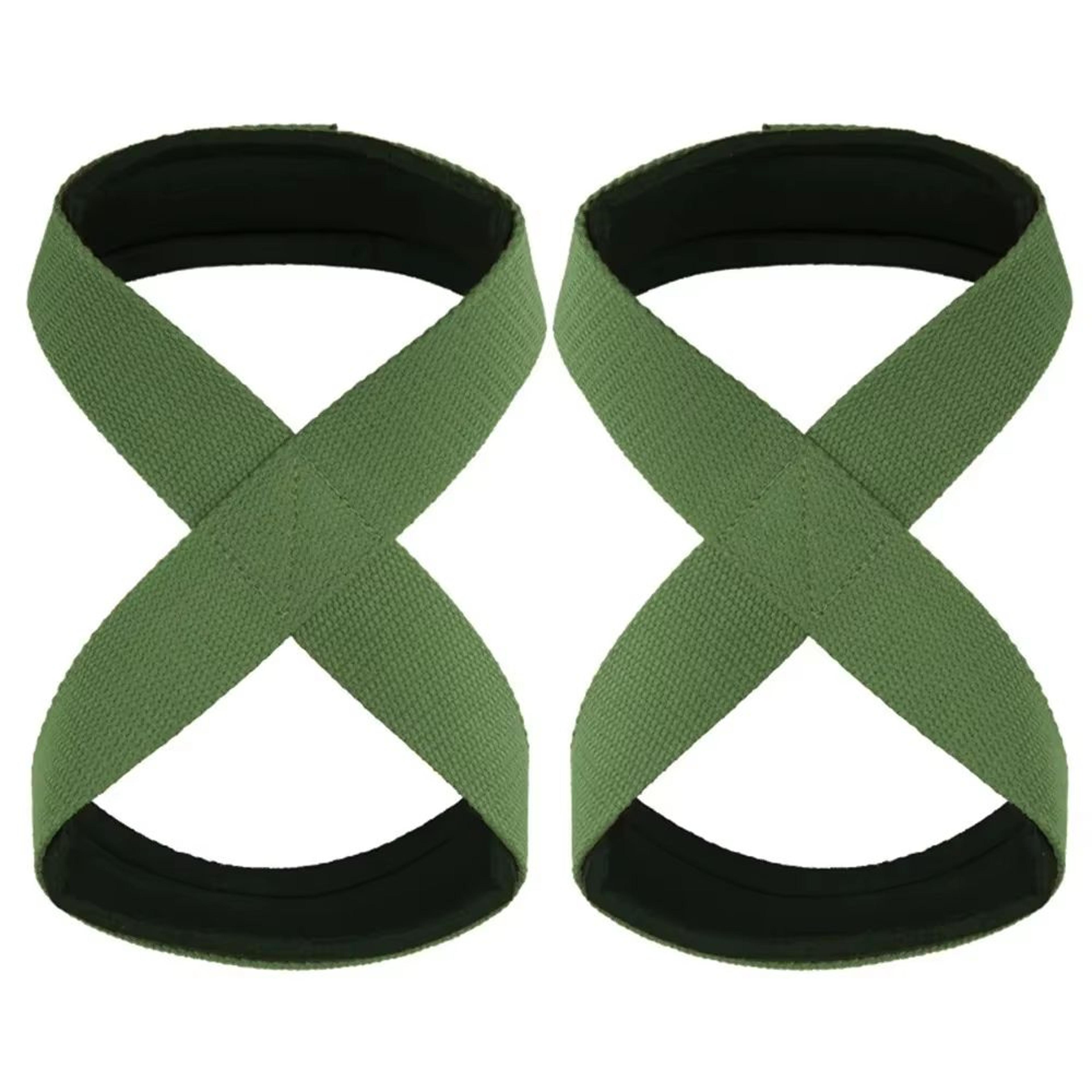 AntiSlip Weightlifting Wrist Straps Pair Adjustable Grip Support Wraps For Deadlifts Pull Days And  9