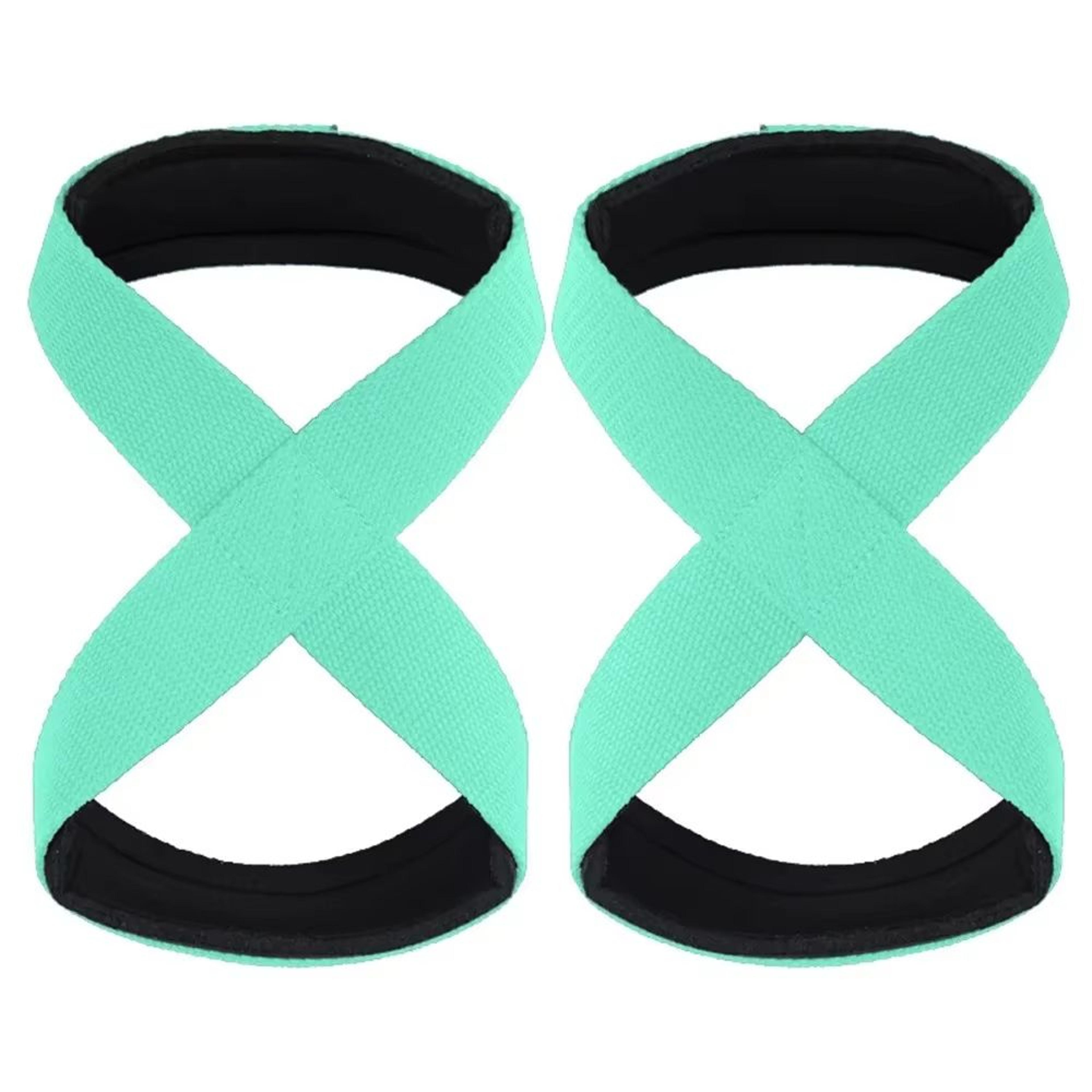 AntiSlip Weightlifting Wrist Straps Pair Adjustable Grip Support Wraps For Deadlifts Pull Days And  11