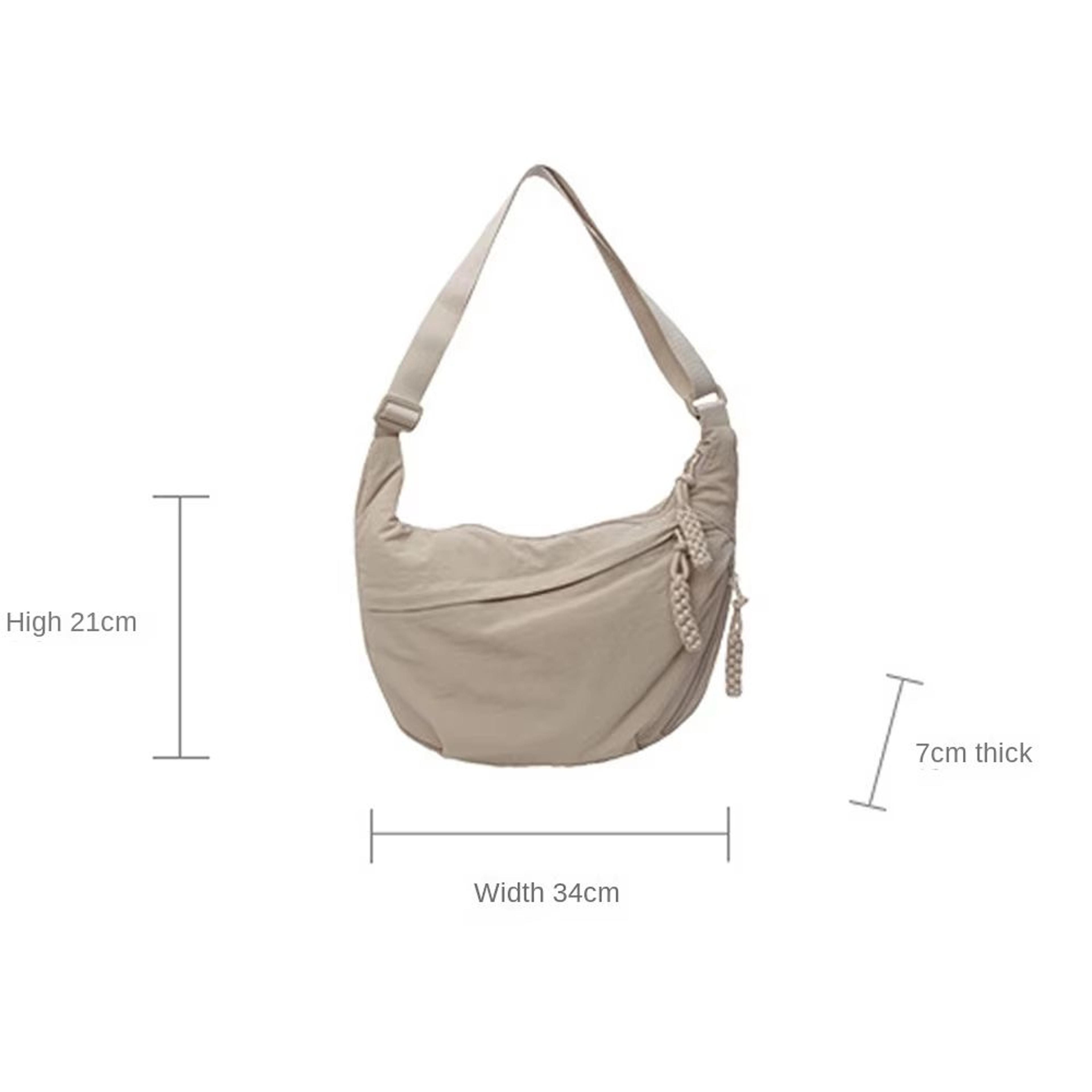 Korean Simplified Canvas Large Capacity Crossbody Bag For Men 5