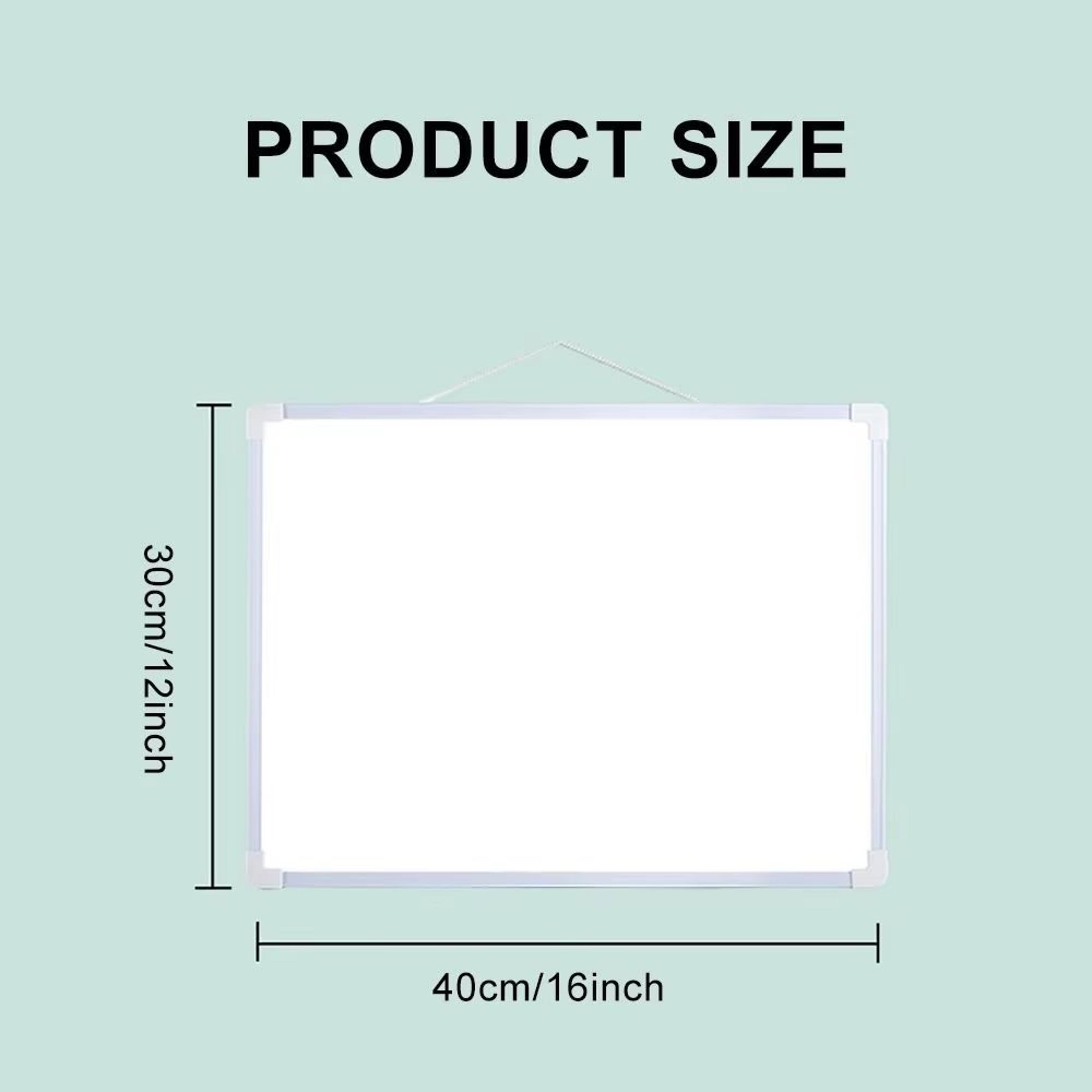 Magnetic DoubleSided Dry Erase Board With Markers  Magnets 16 X 12 5