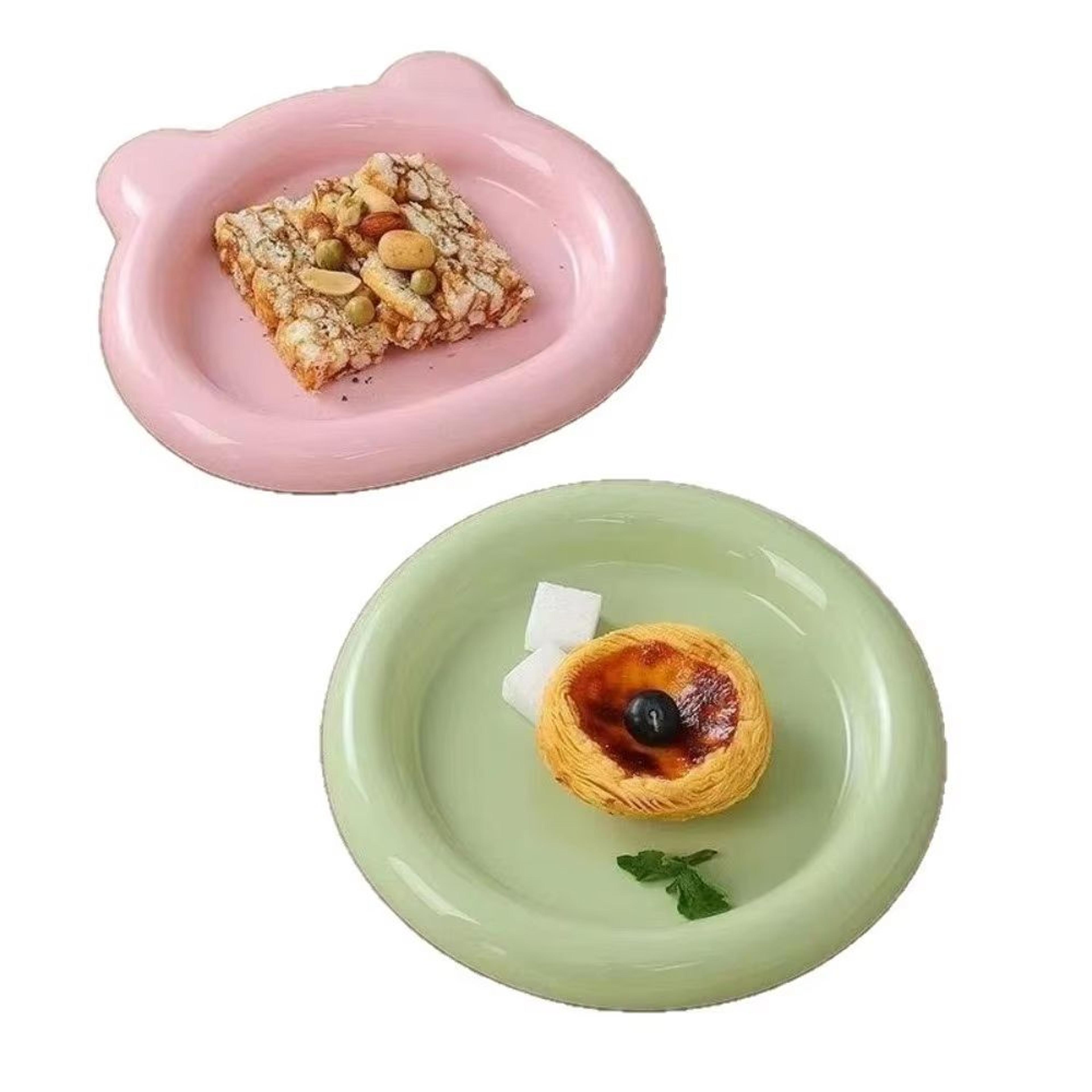 Durable Cute Plastic PP Cat Bowl For Food  Water 1