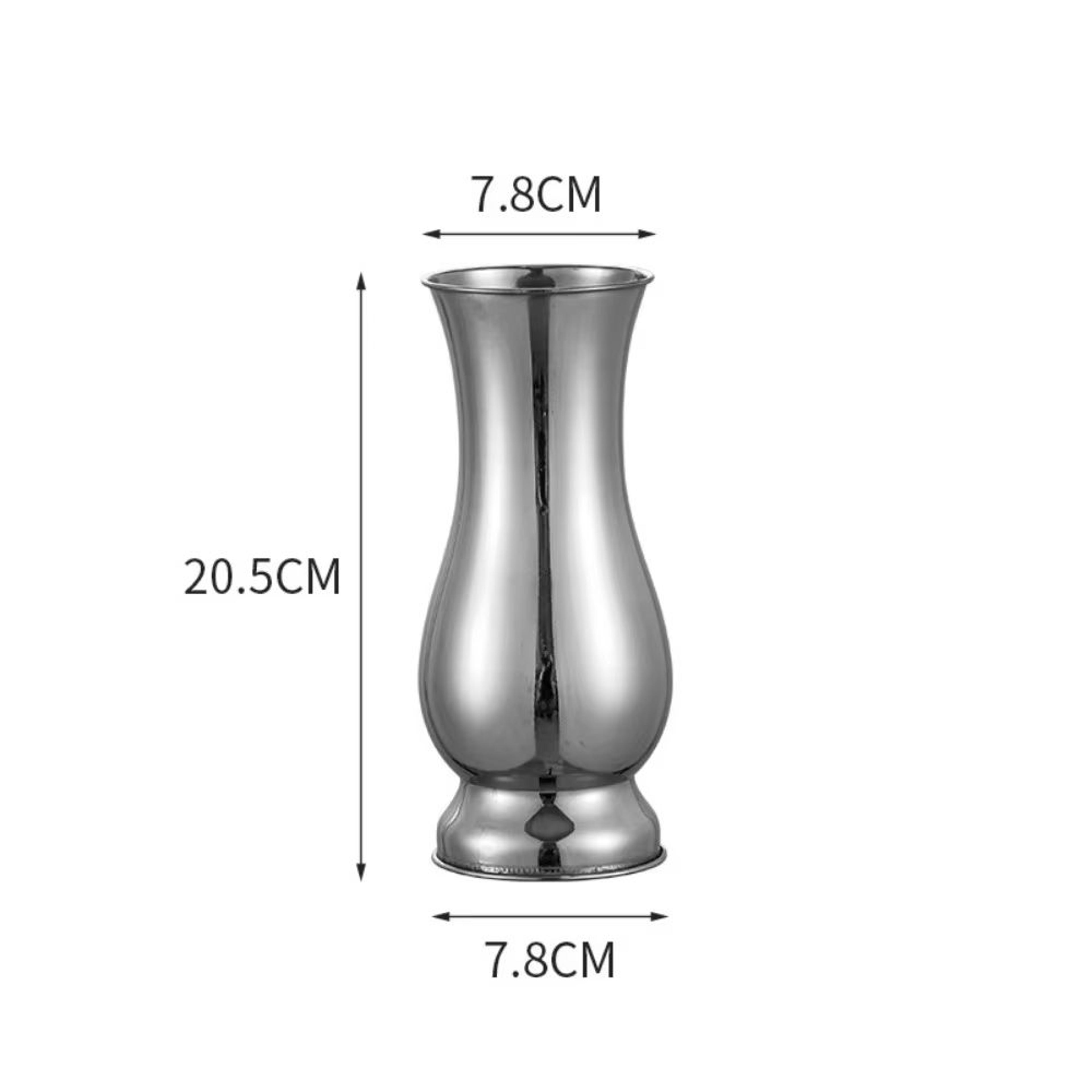 Golden Stainless Steel Flower Vase Decorative Centerpiece For Home  Garden 12