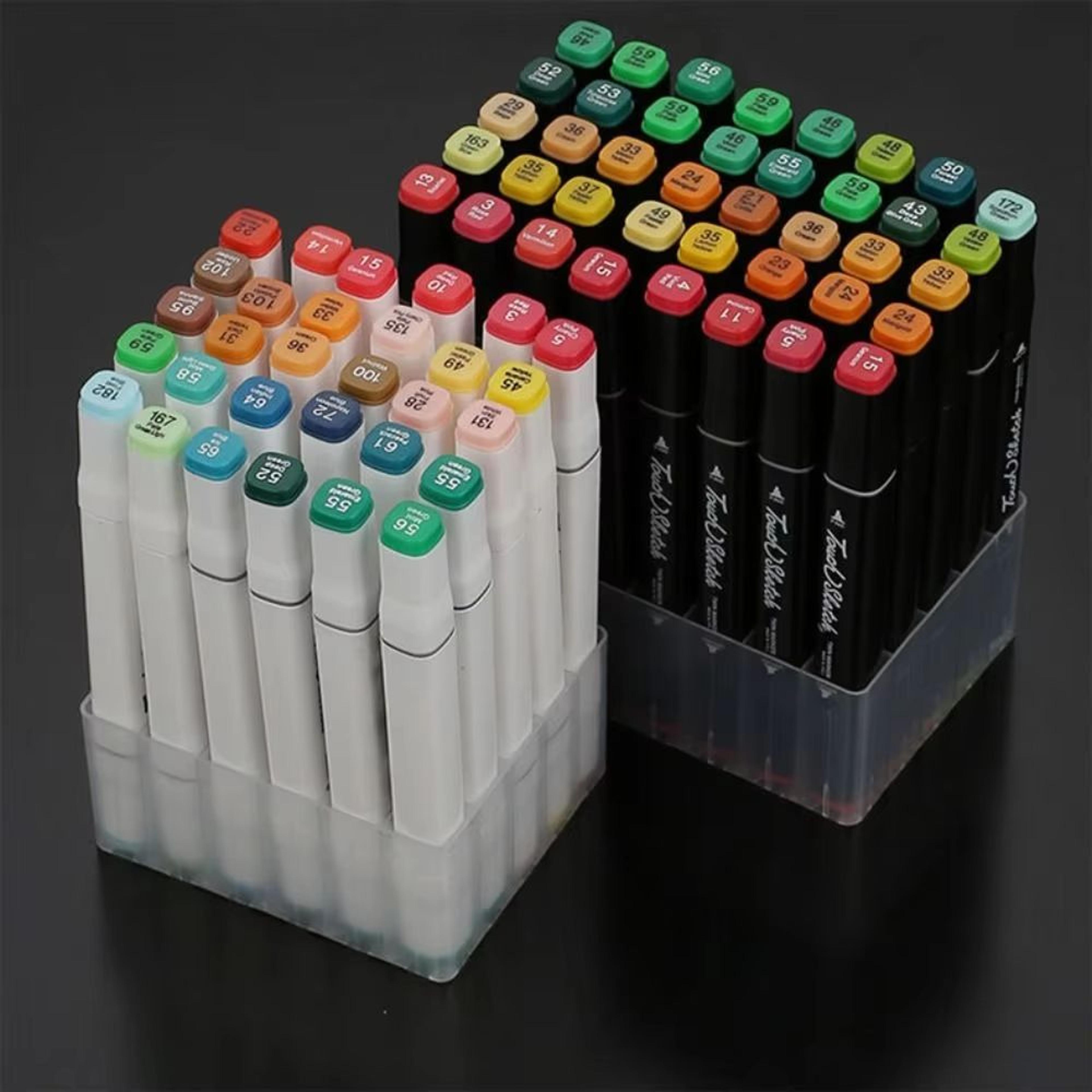 LargeCapacity Marker  Brush Pen Holder With 123040 Slots Table Organizer 5