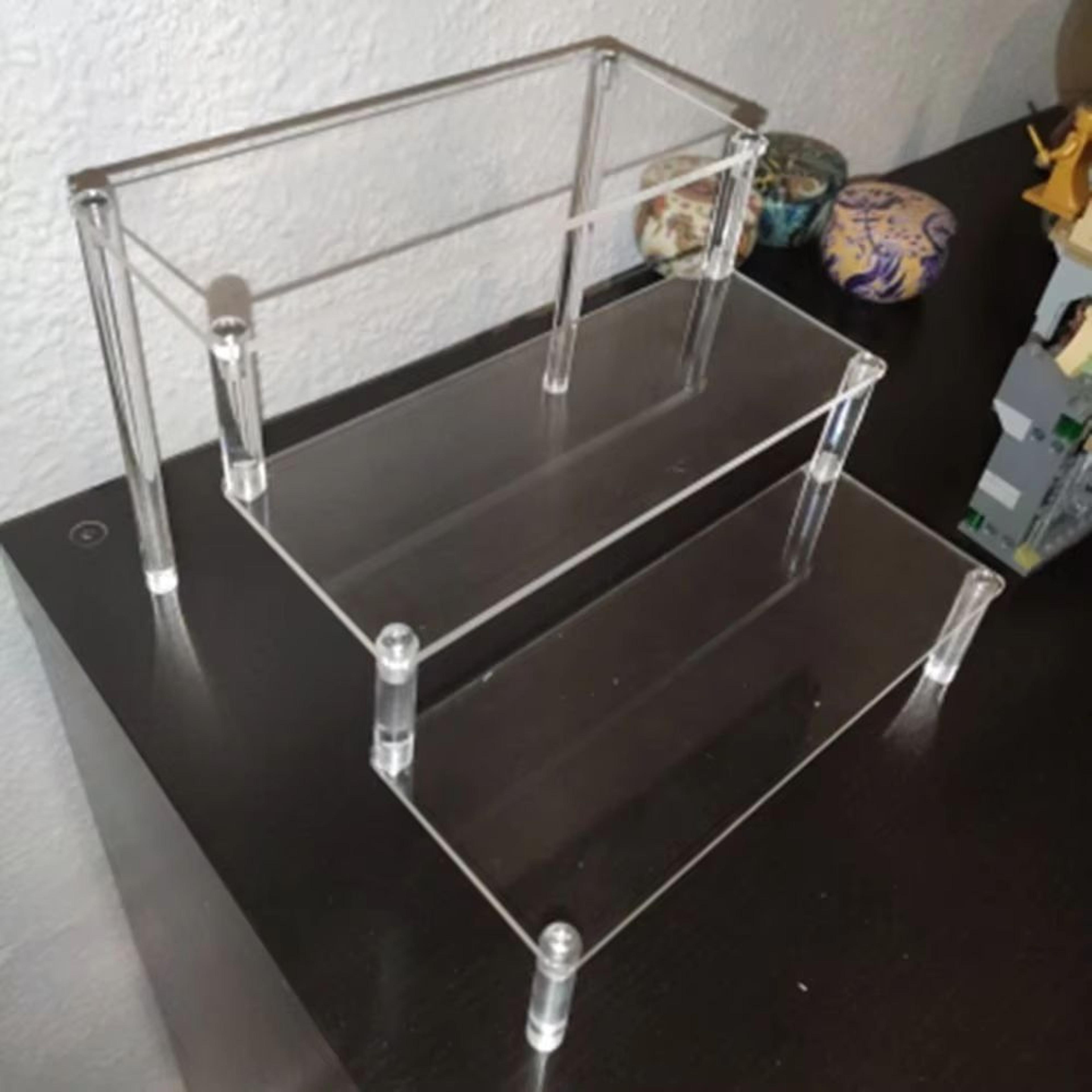 Acrylic Display Stand 15 Tier Transparent Rack For Cupcakes Perfume Dolls  Collectibles 0