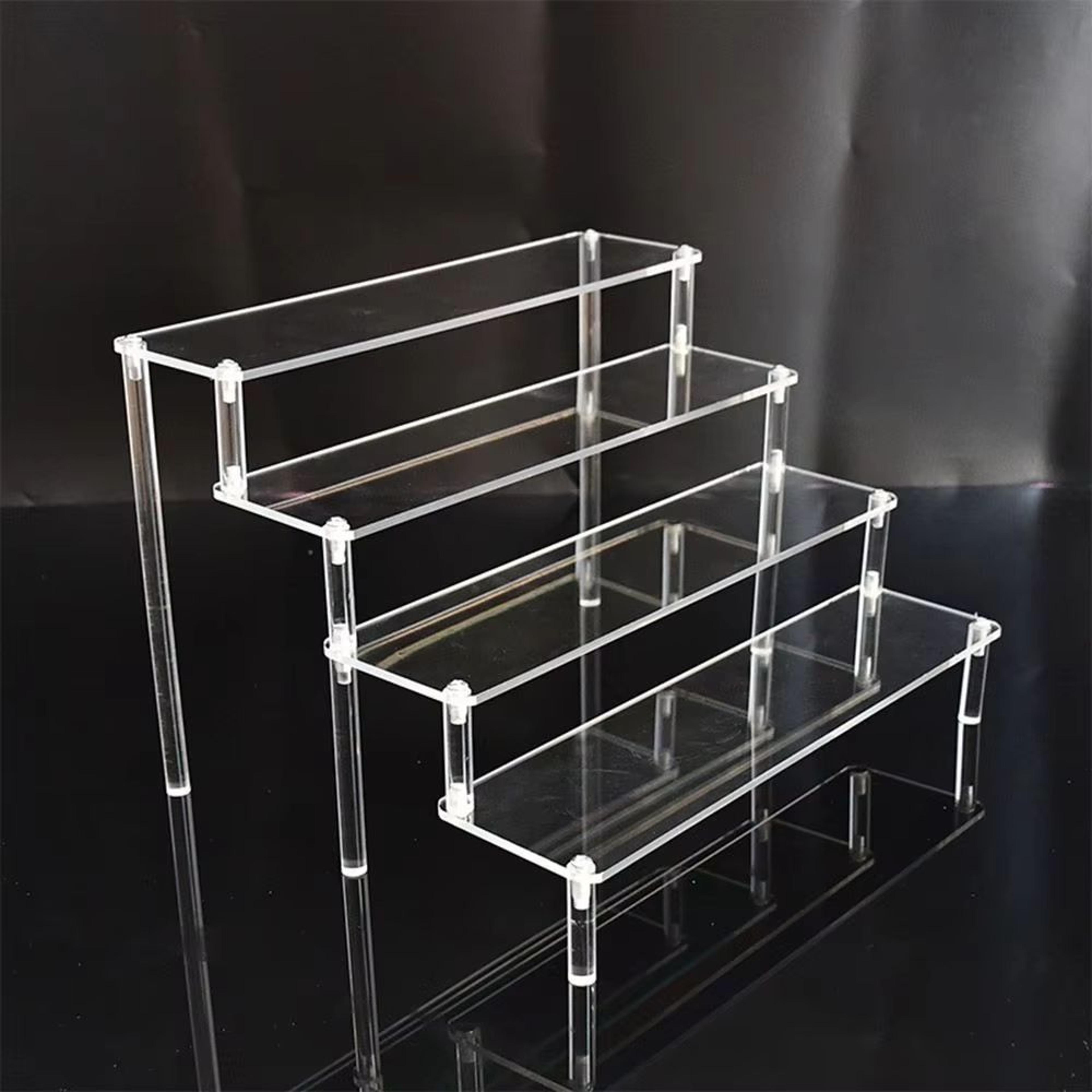 Acrylic Display Stand 15 Tier Transparent Rack For Cupcakes Perfume Dolls  Collectibles 3