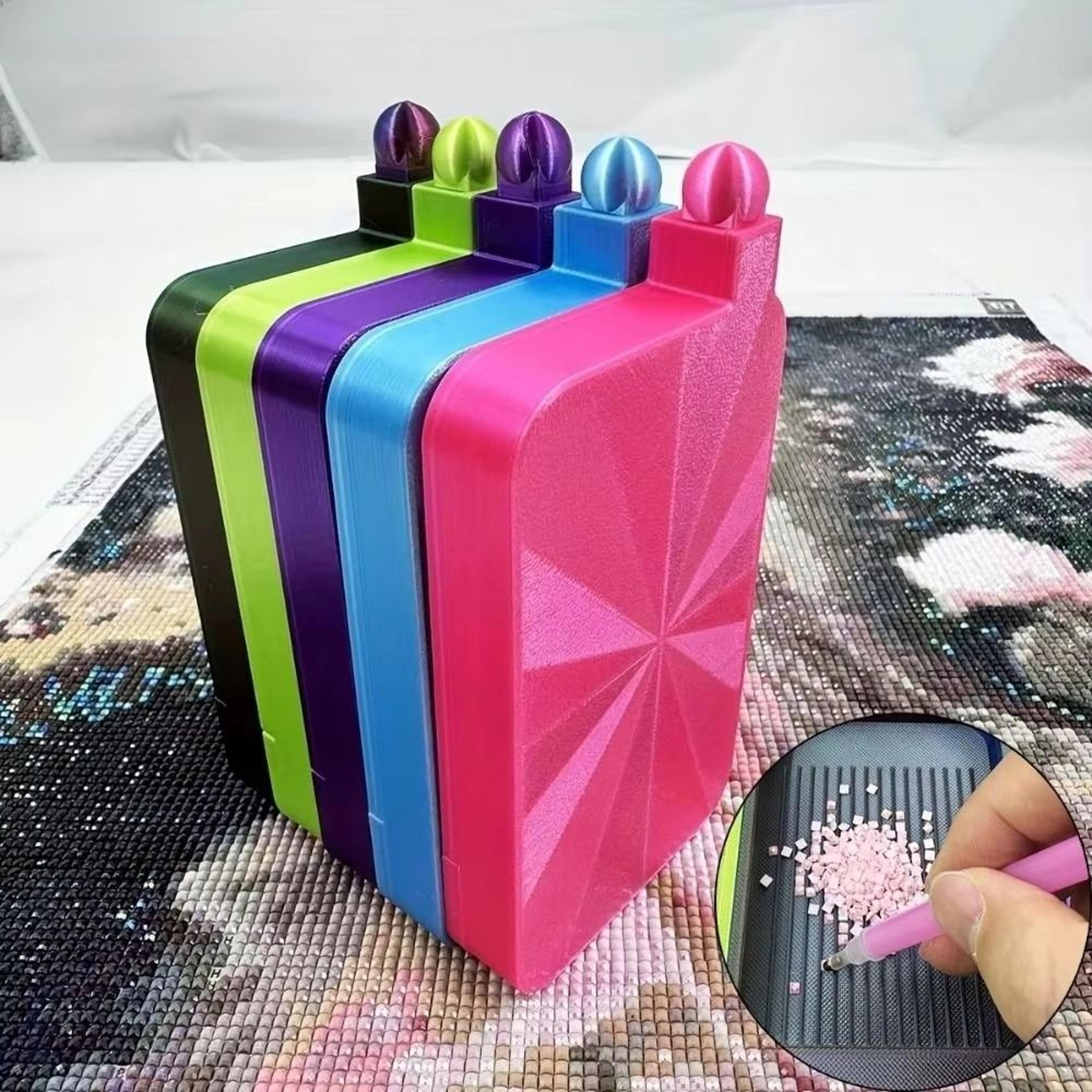 3D Diamond Painting Drill Tray With Lid Bead Sorting Tool For 5D DIY Crafts 3