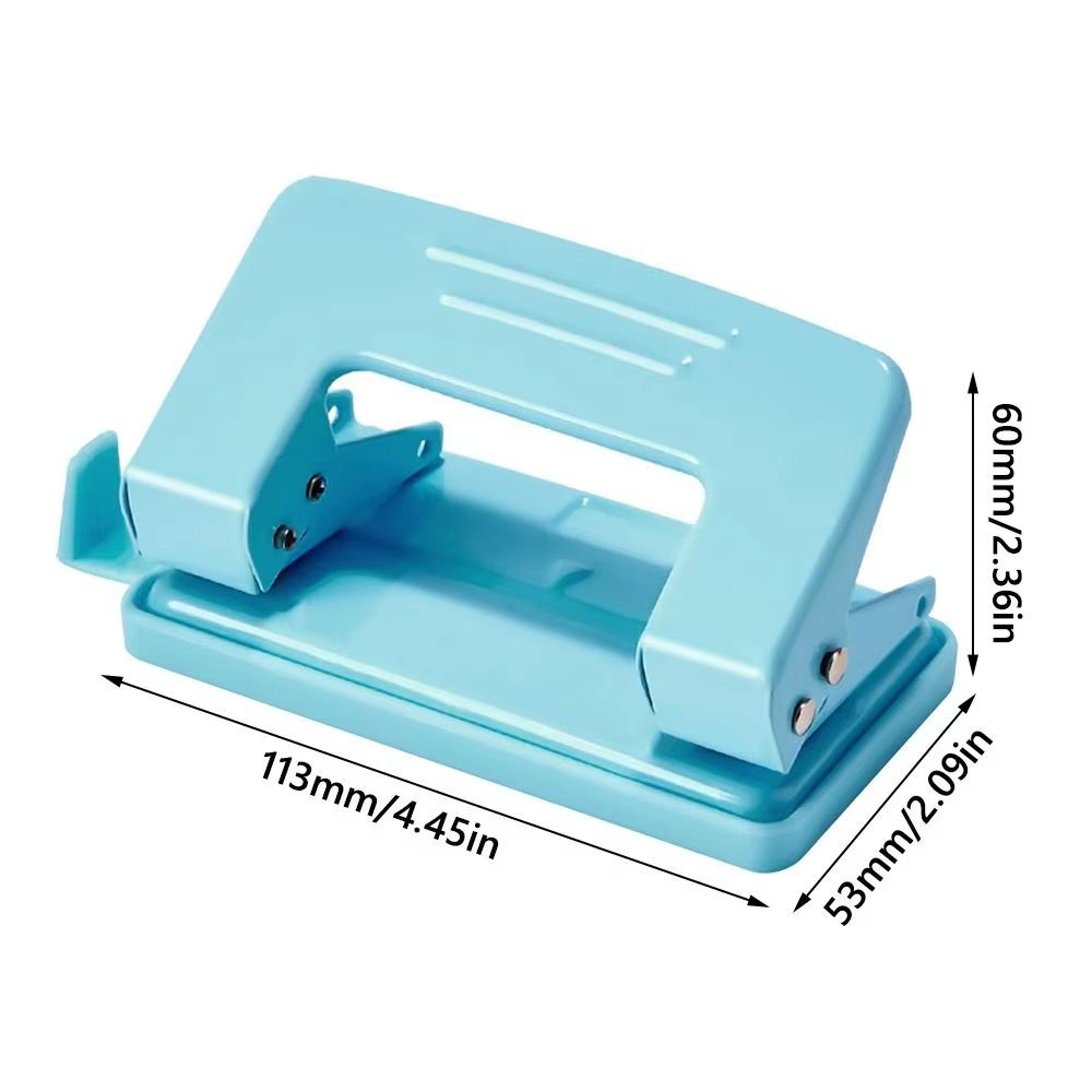 Metal DoubleHole Punch Tool Rotary Binding Cutter For DIY Crafts  Office 5