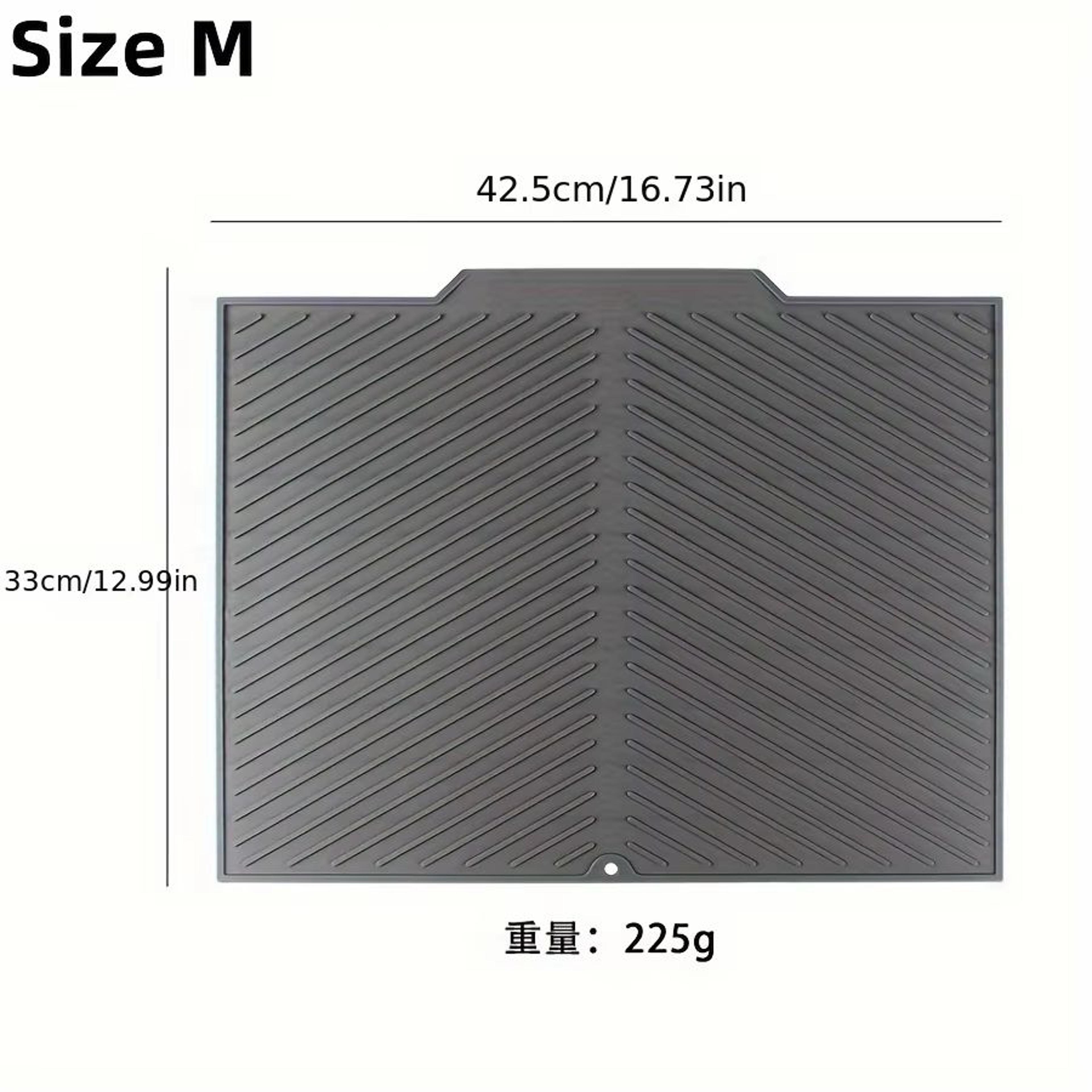 Silicone Draining  Storage Pad With Slope Drainage And NonSlip Surface 8