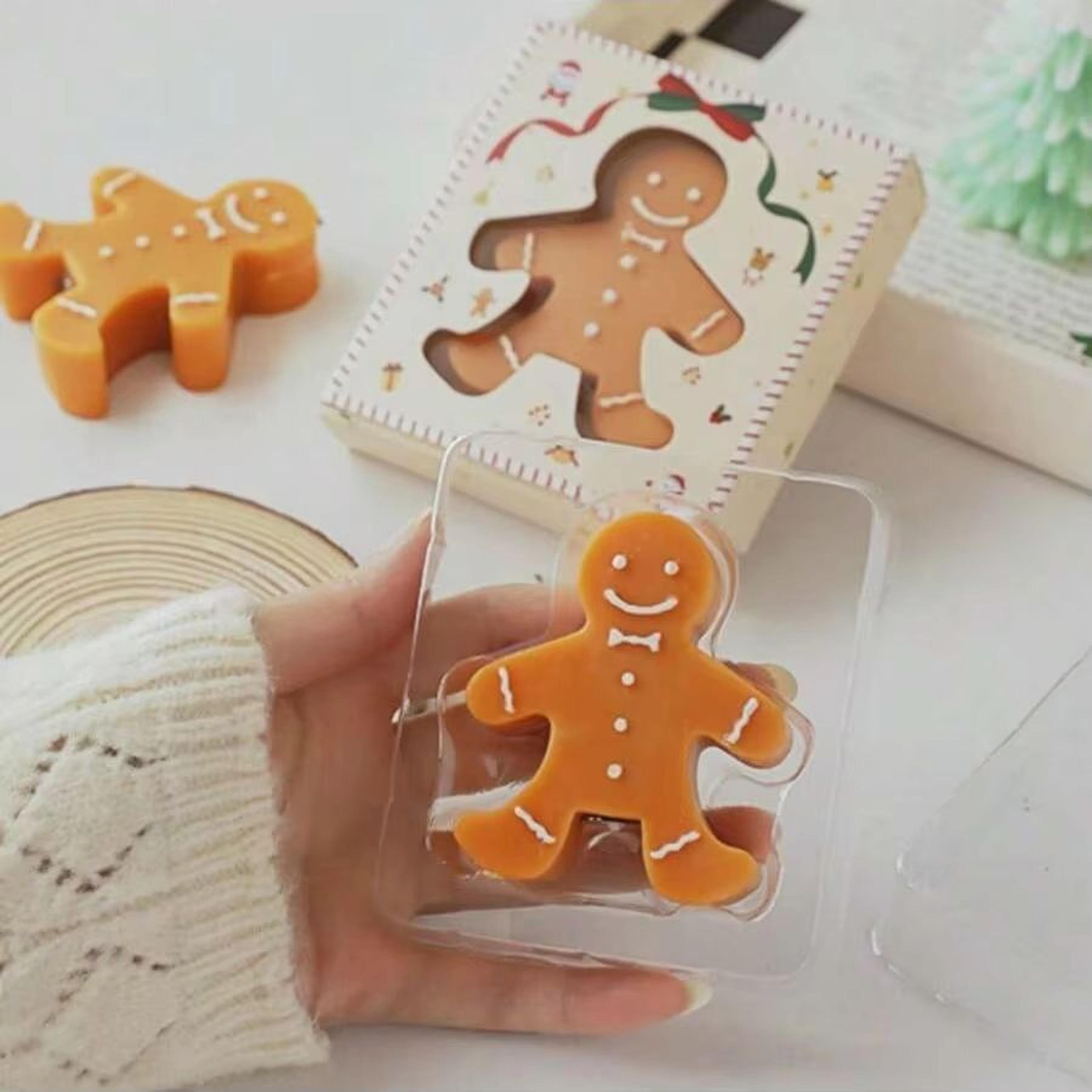 Gingerbread Man Christmas Aromatherapy Fragrance Candle 5