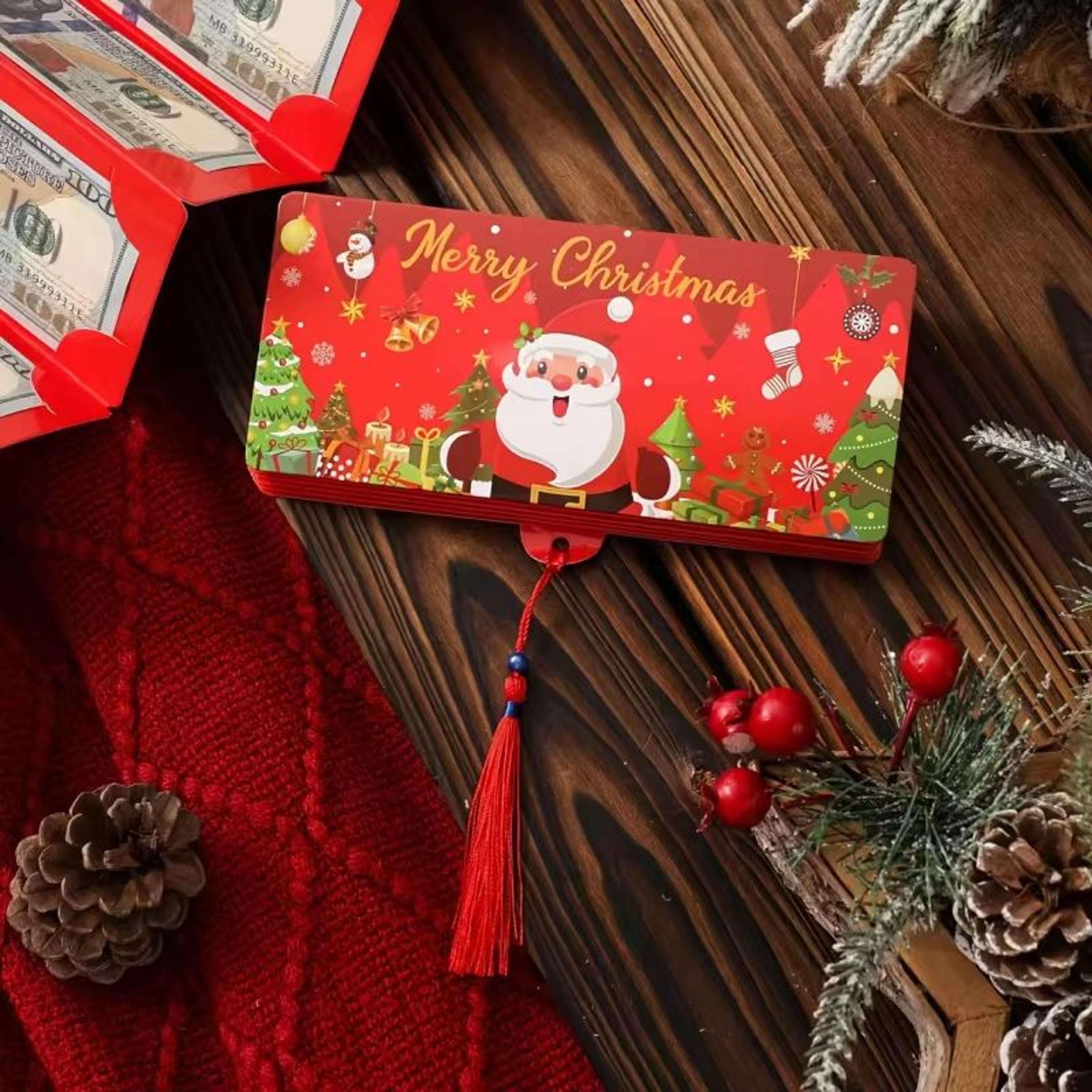 Christmas Red Envelope Money  Gift Card Holder  Festive Wallet 0