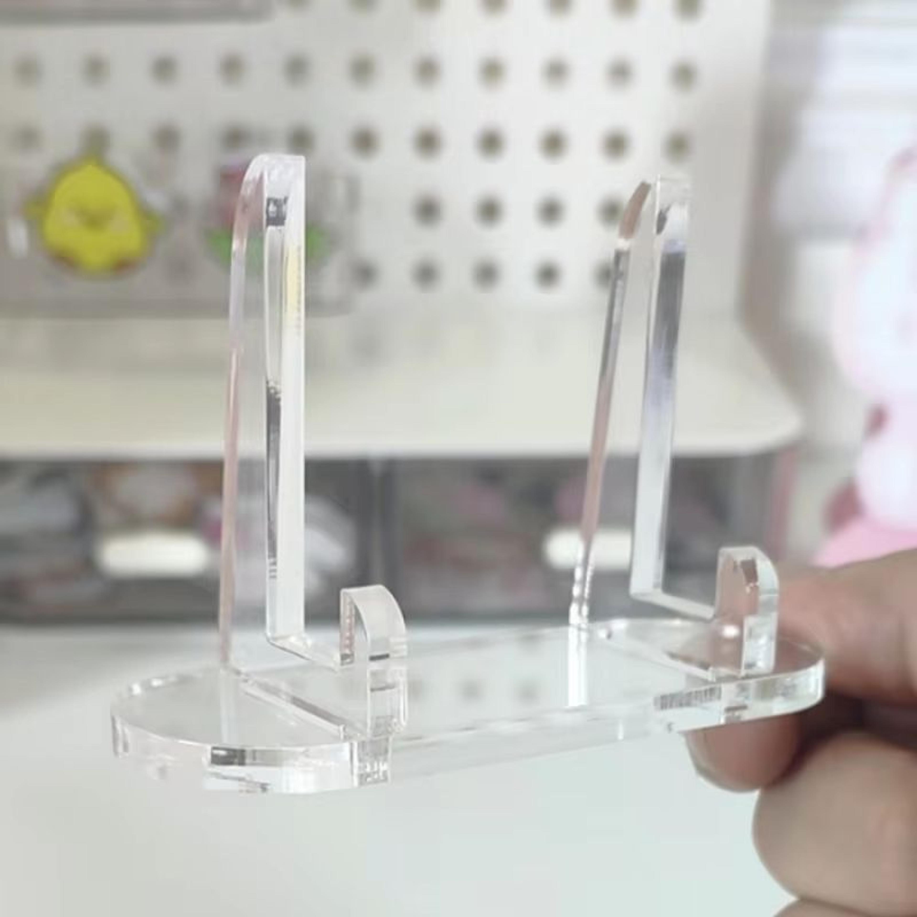 Acrylic Photo Display Stand Transparent Desk Frame For Photos  Cards 3