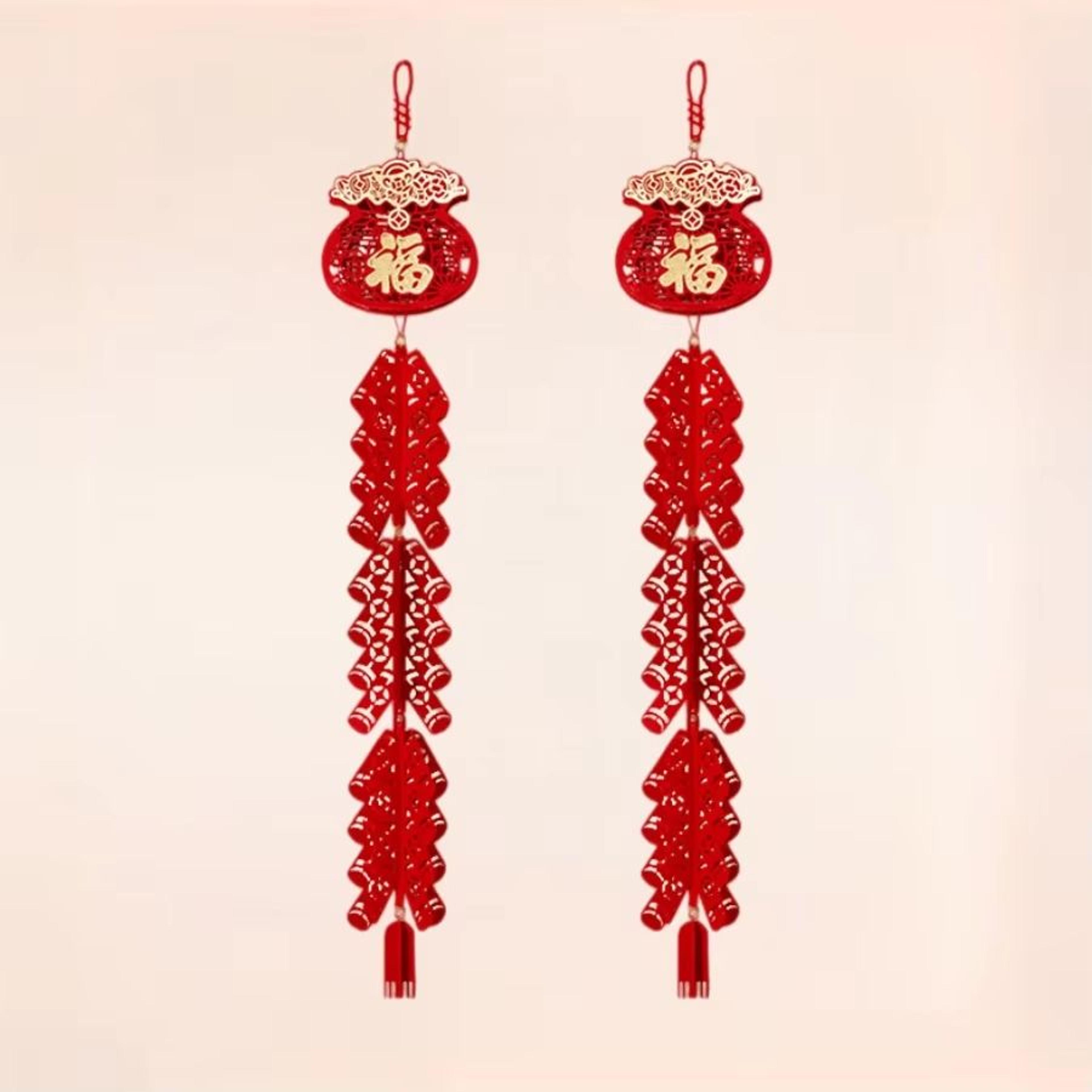 2026 Chinese New Year Hanging Firecracker  Fu Character Decoration 6