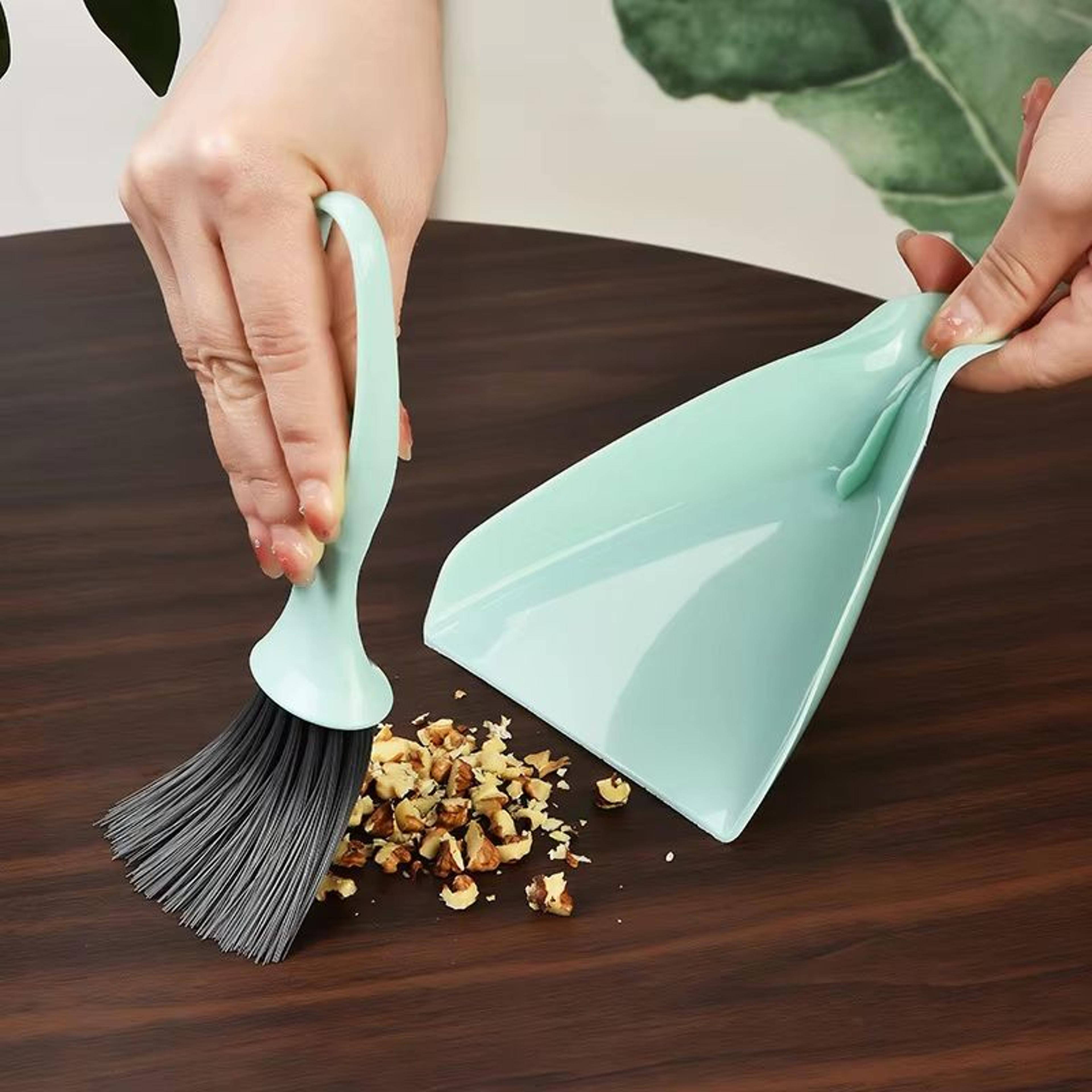 2Set Mini Cleaning Brush And Dustpan Kit For Drawers Desktops And Small Gaps 1