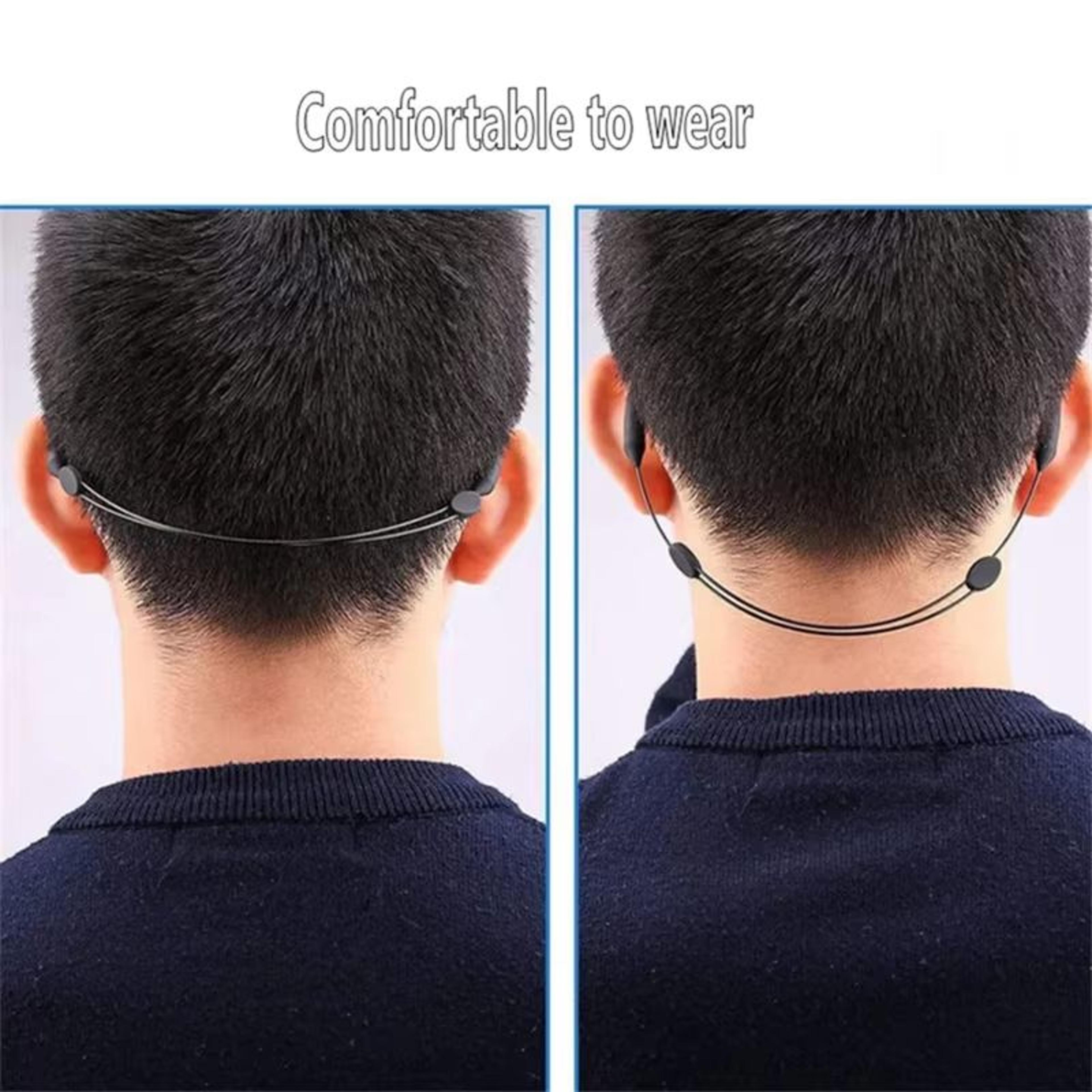 Adjustable Steel Wire Sport Eyeglasses Cord With AntiSlip Ear Hooks 4