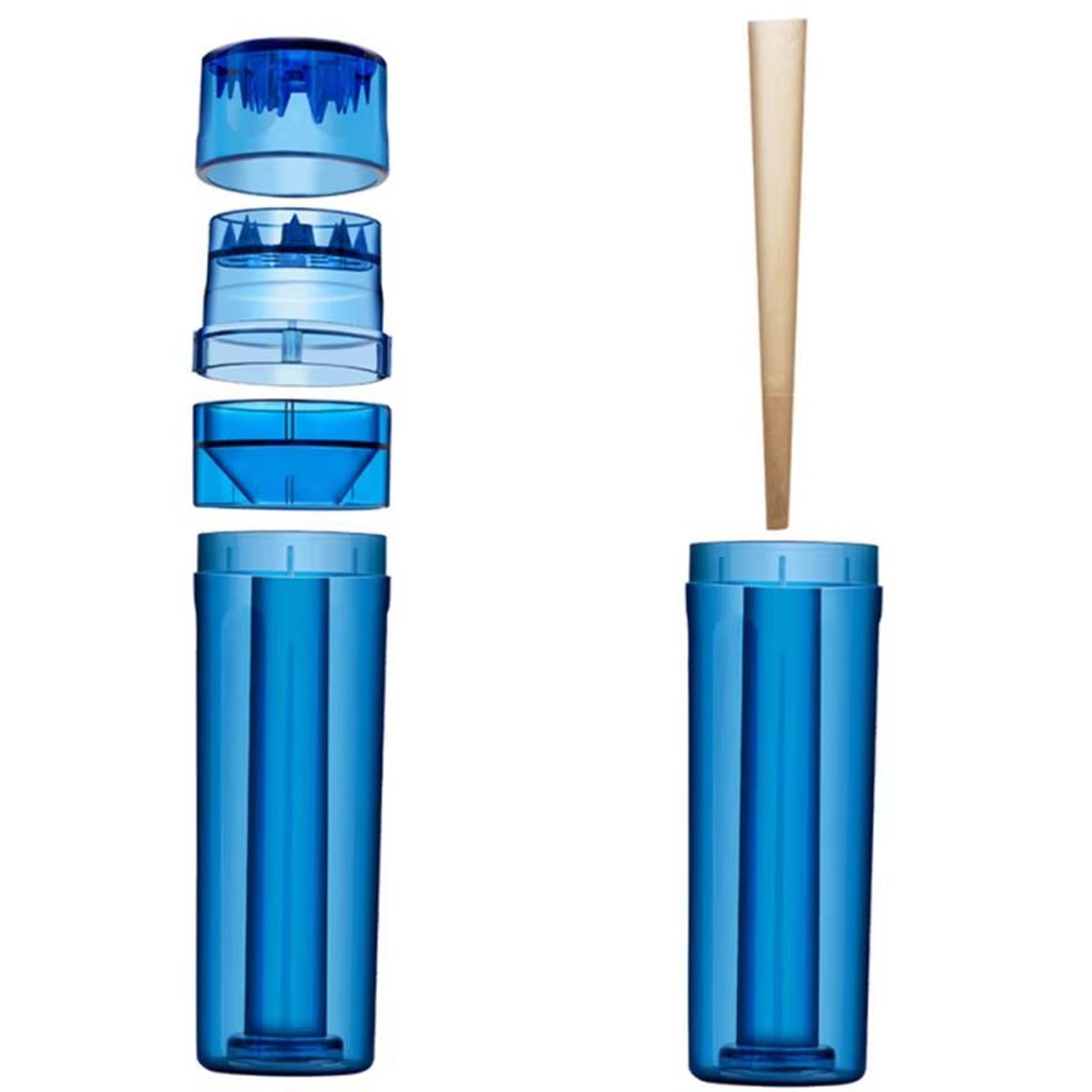 Plastic AllinOne Grinder Jar Smoking Accessory Device 2