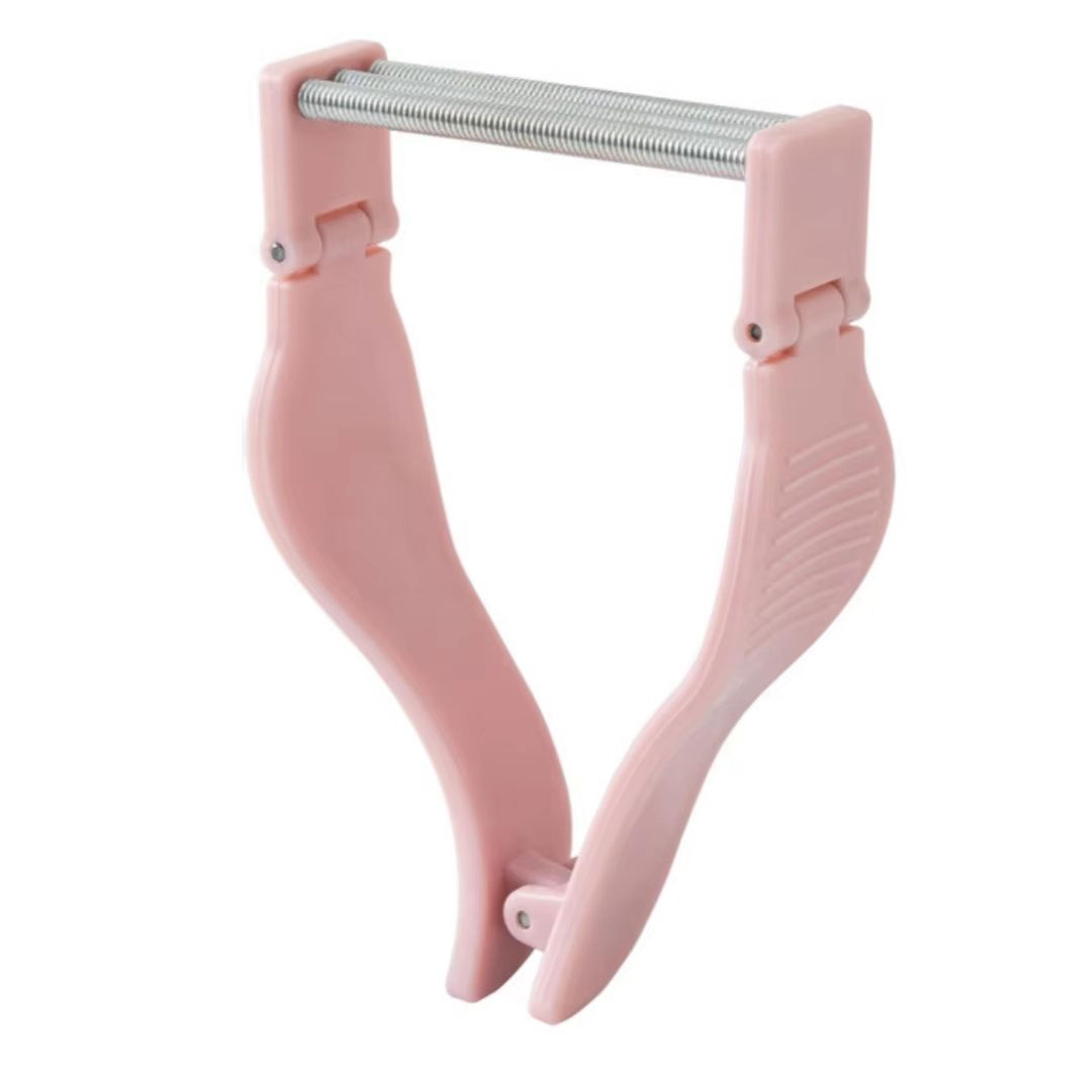 Pink Spring Facial Hair Remover 55in Stainless Steel Epilator For Face Lip Eyebrow  Mustache 6