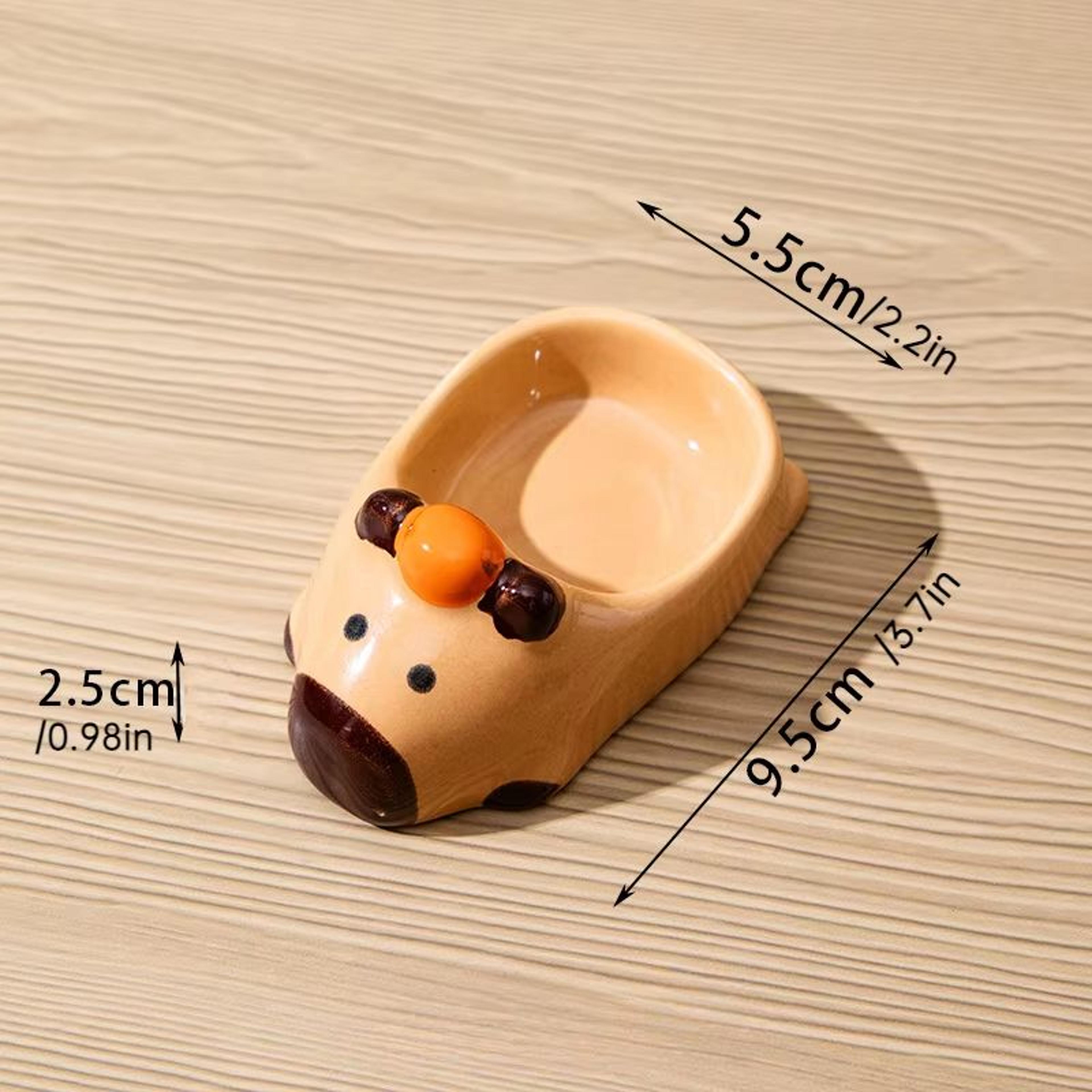 HandPainted Capybara Dipping Bowl 31in Ceramic Sauce Dish For Condiments And Snacks 7