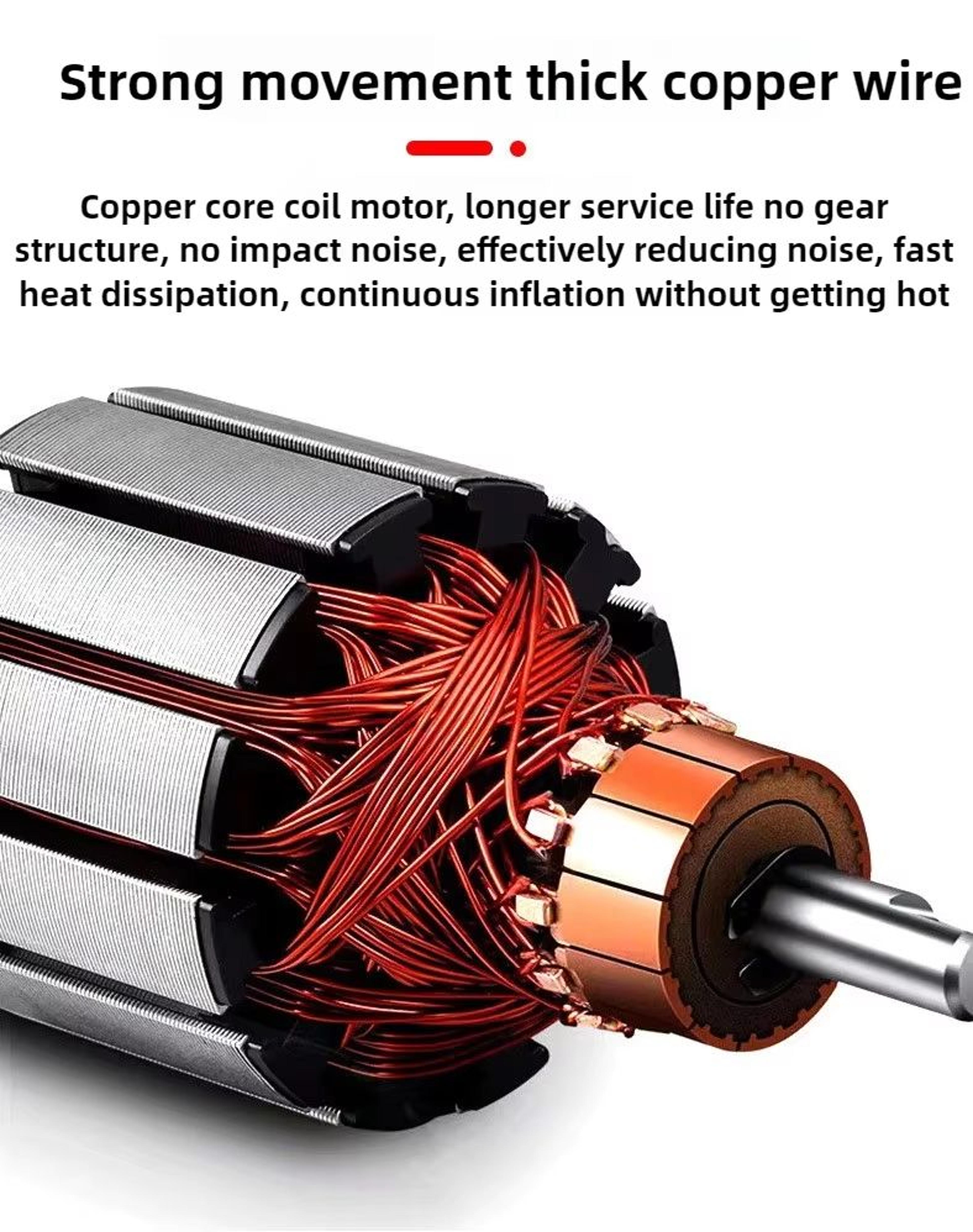 12V 120W Dual Cylinder Car Tire Inflator Portable Air Pump With LED Light And Auto ShutOff 2