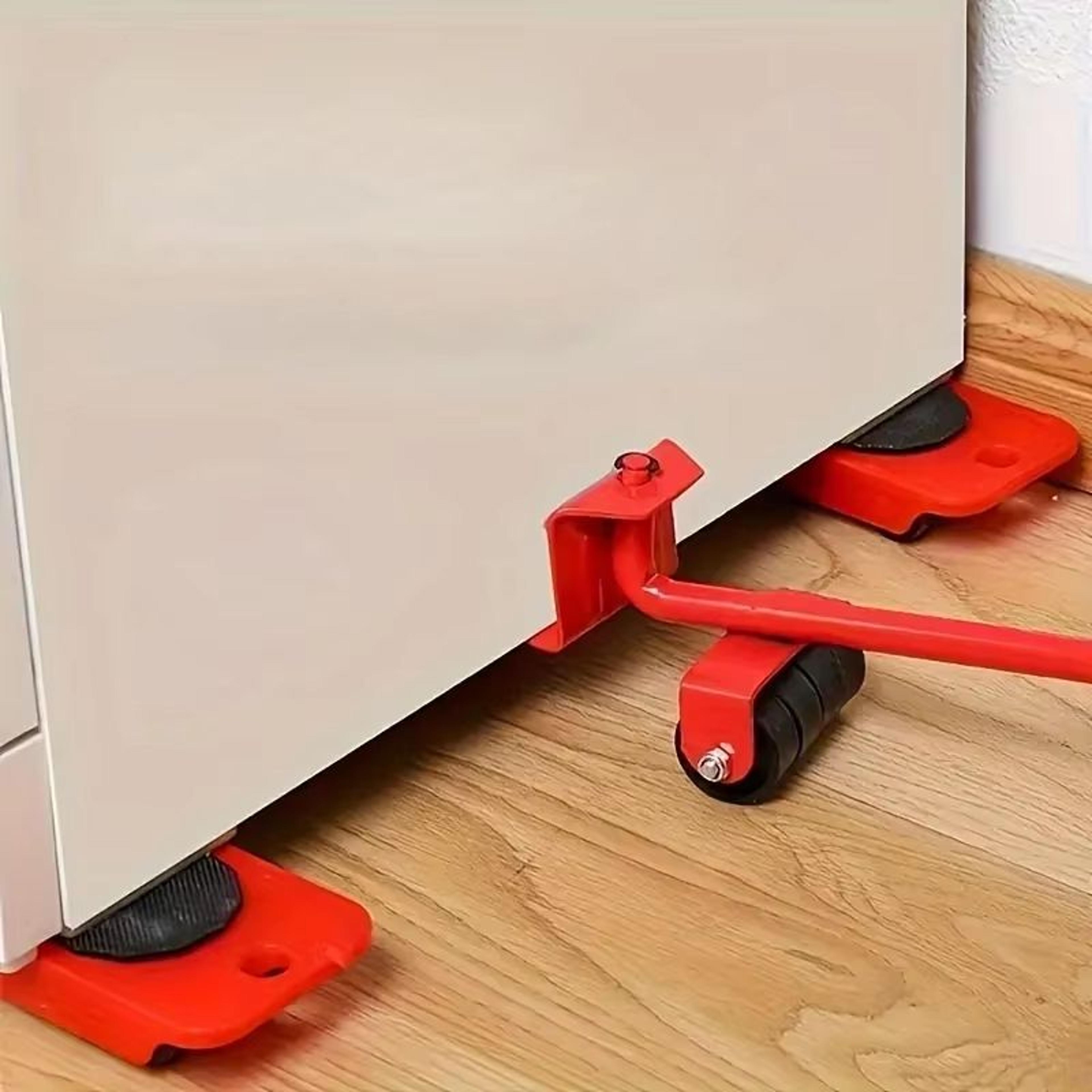 heavy duty furniture mover set 5pcs – multipurpose furniture sliders and rollers for effortless moving & lifting