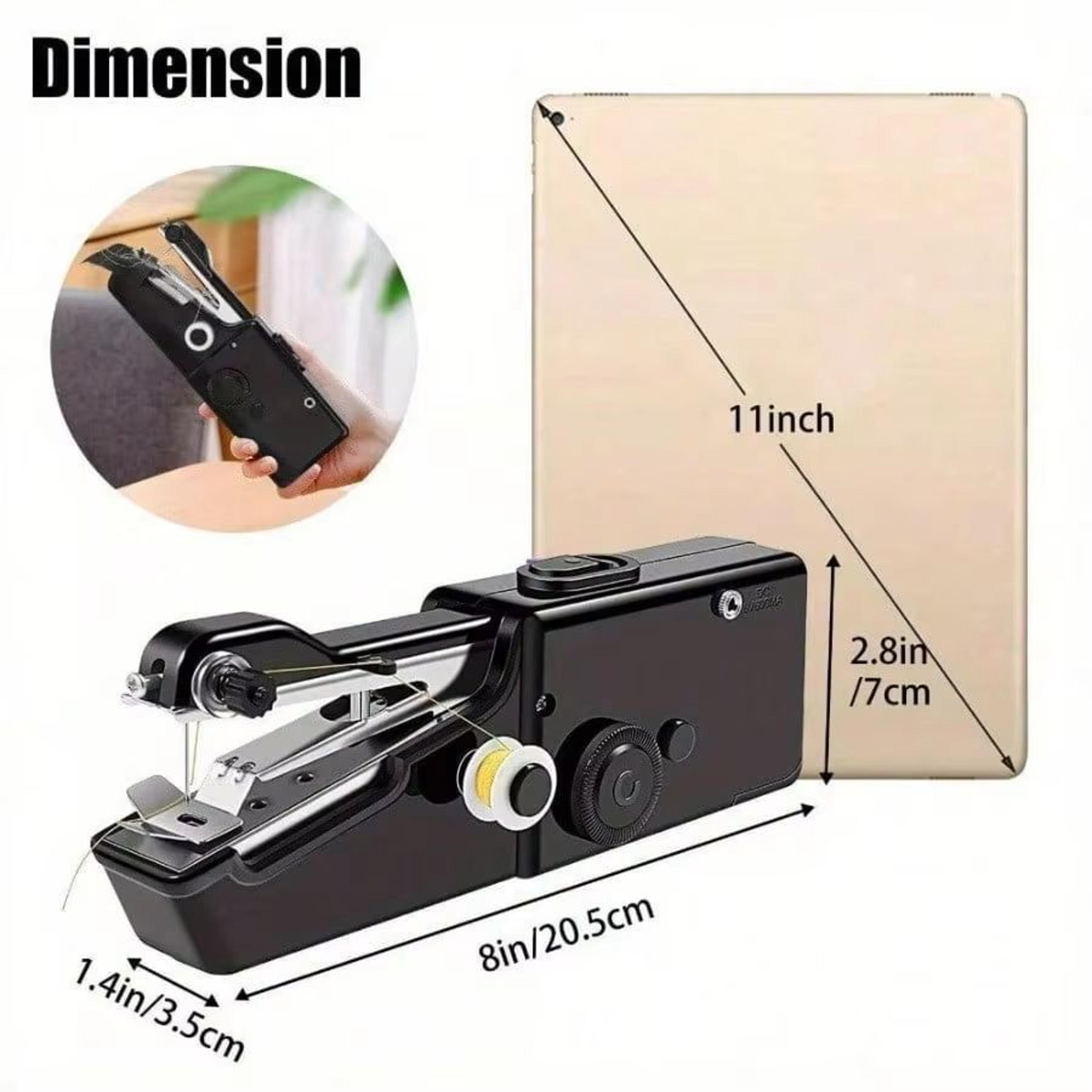 Mini Handheld Sewing Machine Portable Quick Stitch Sewing Tool For Home And Travel White 3