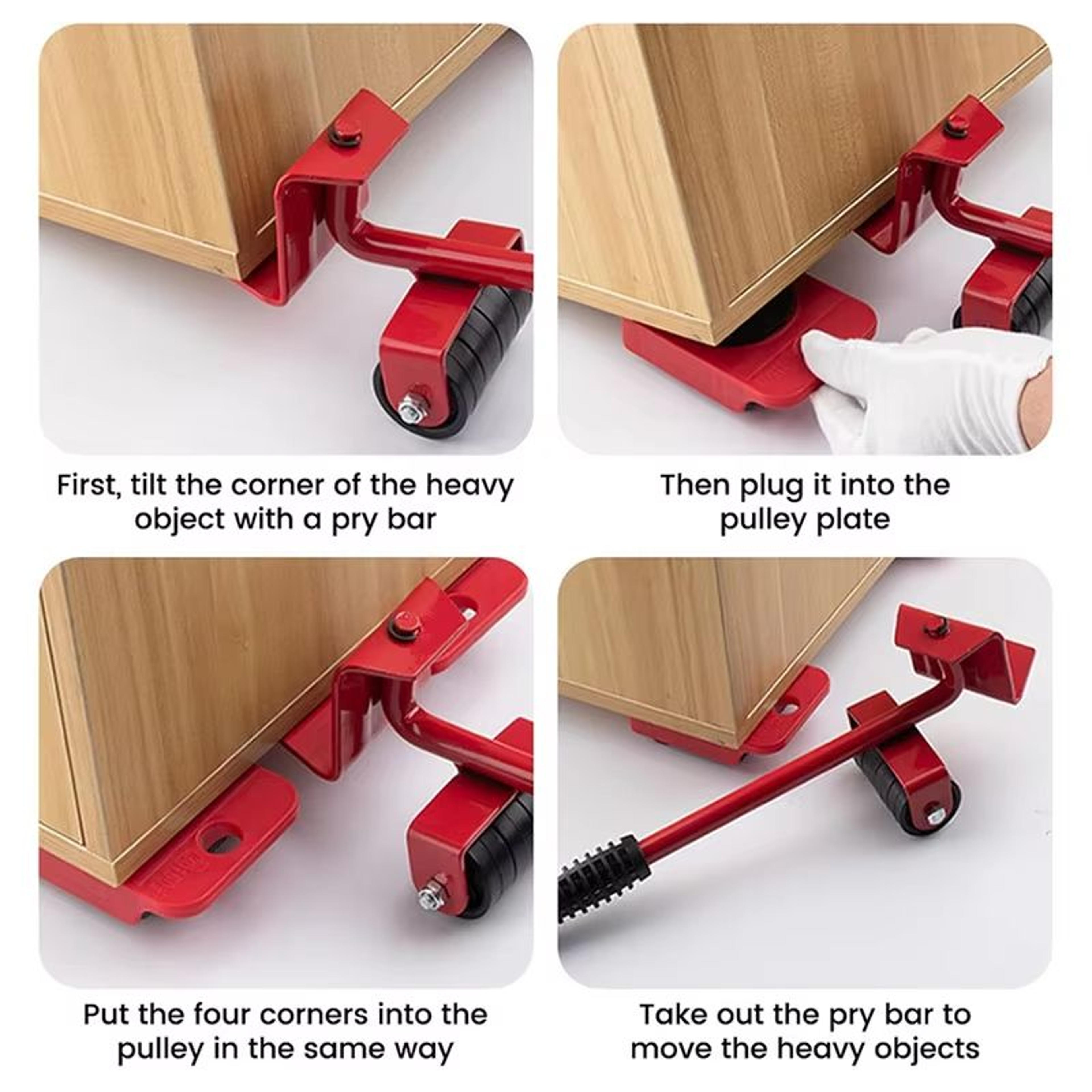 HeavyDuty Furniture Mover Set  Multipurpose Roller Sliders For Effortless Lifting  Moving 1