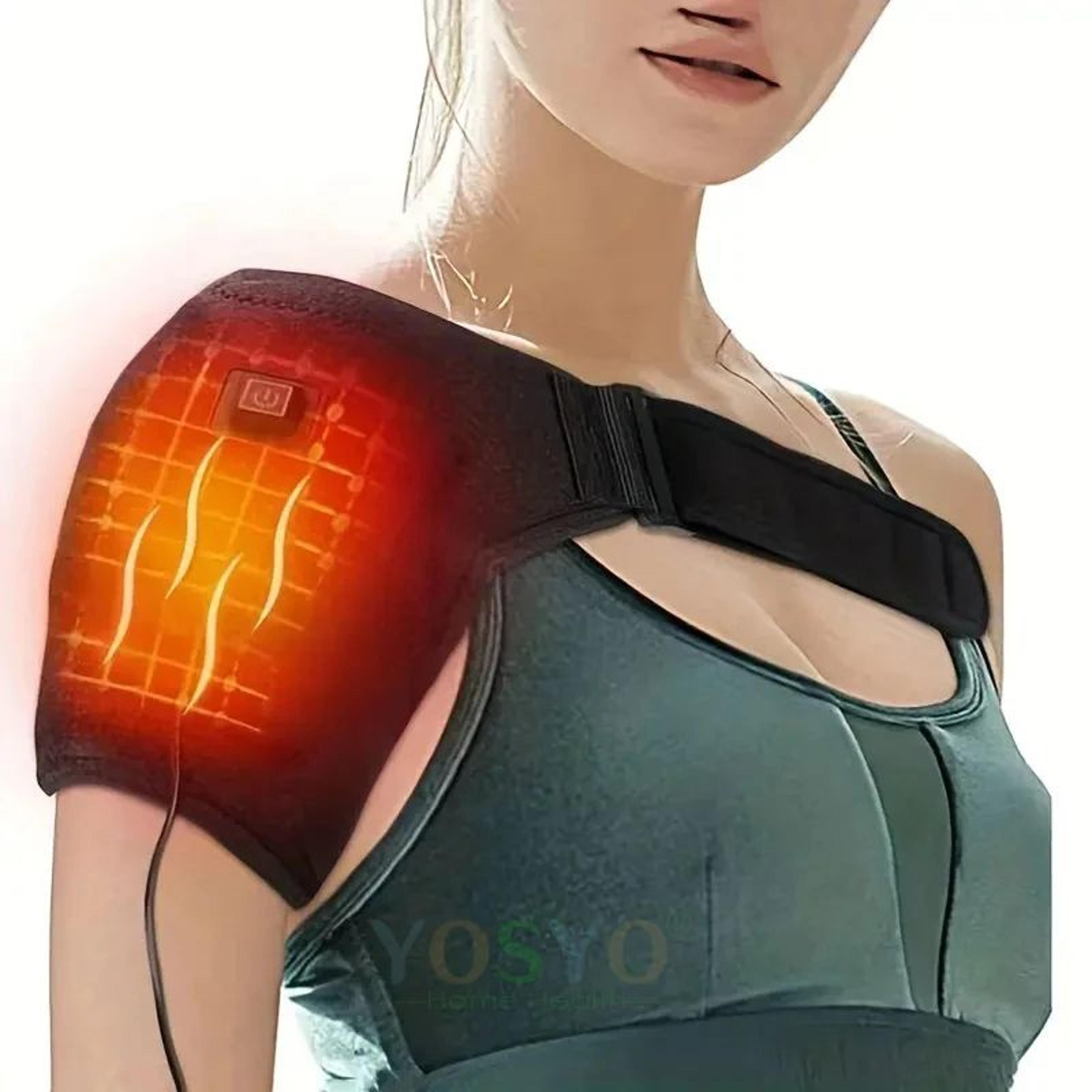 Adjustable Heating Shoulder Support Belt With 3Level Temperature Control For Pain Relief 1