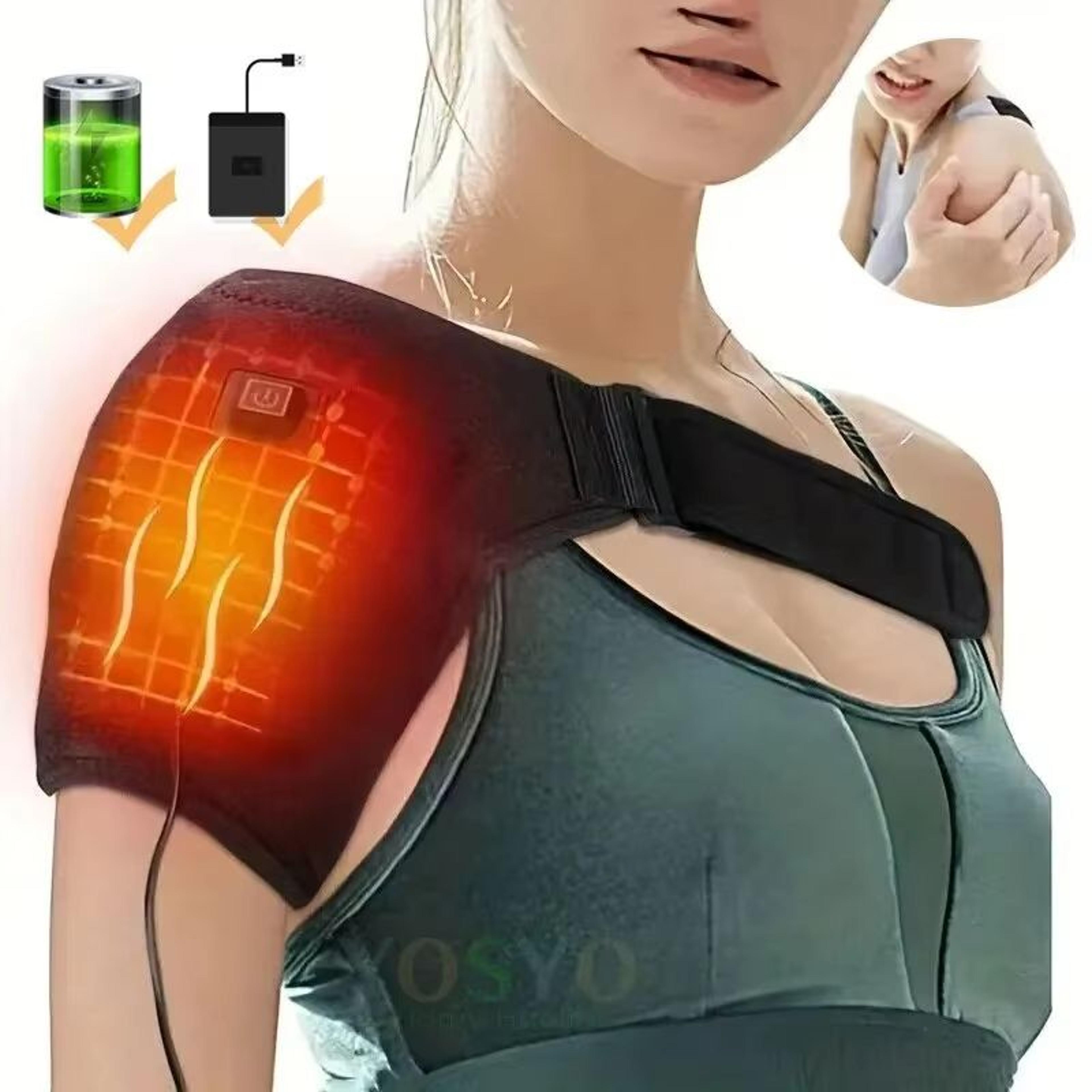 Adjustable Heating Shoulder Support Belt With 3Level Temperature Control For Pain Relief 6