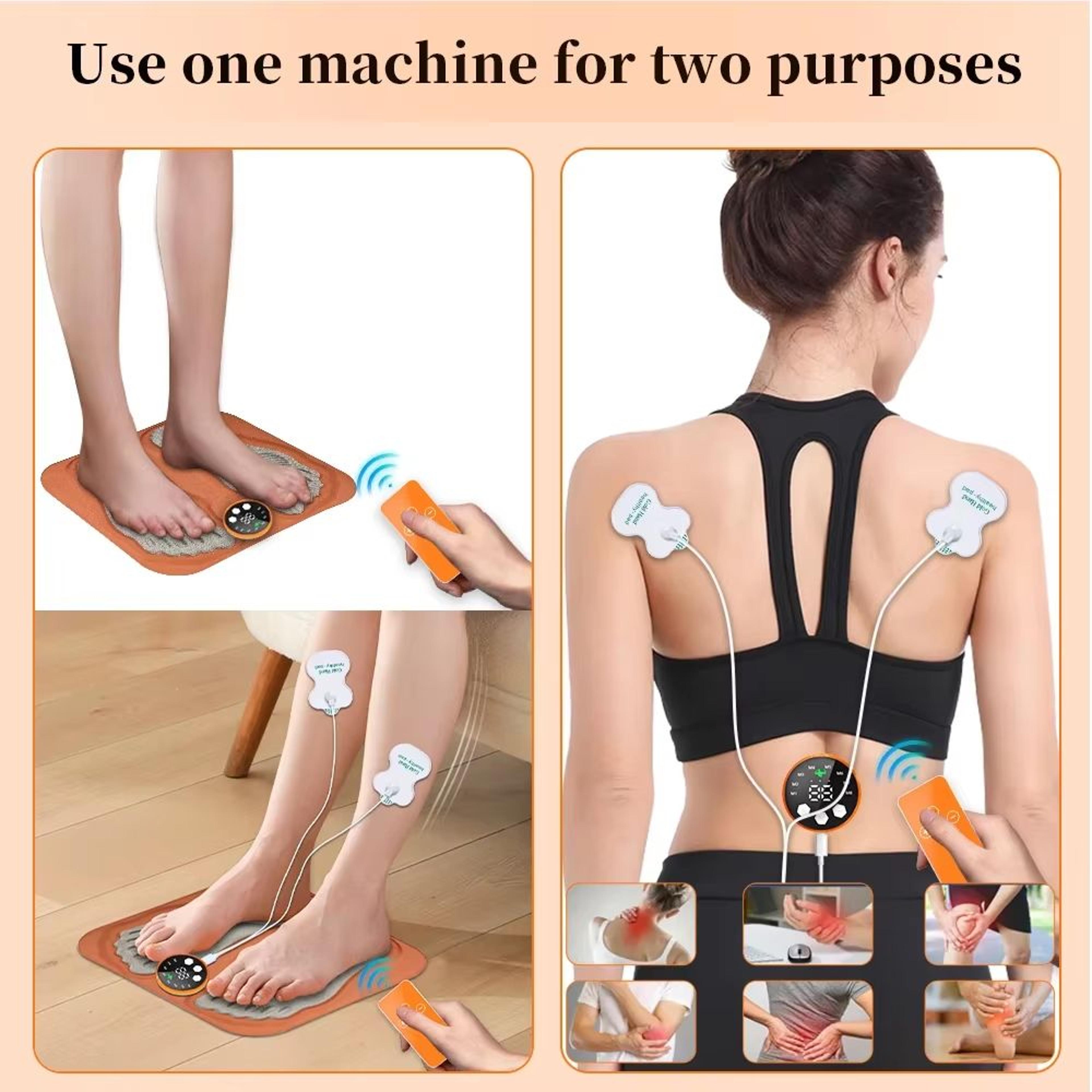 Portable 3D Smart Foot Massage Pad With Remote Control 8 Modes 29 Levels 5