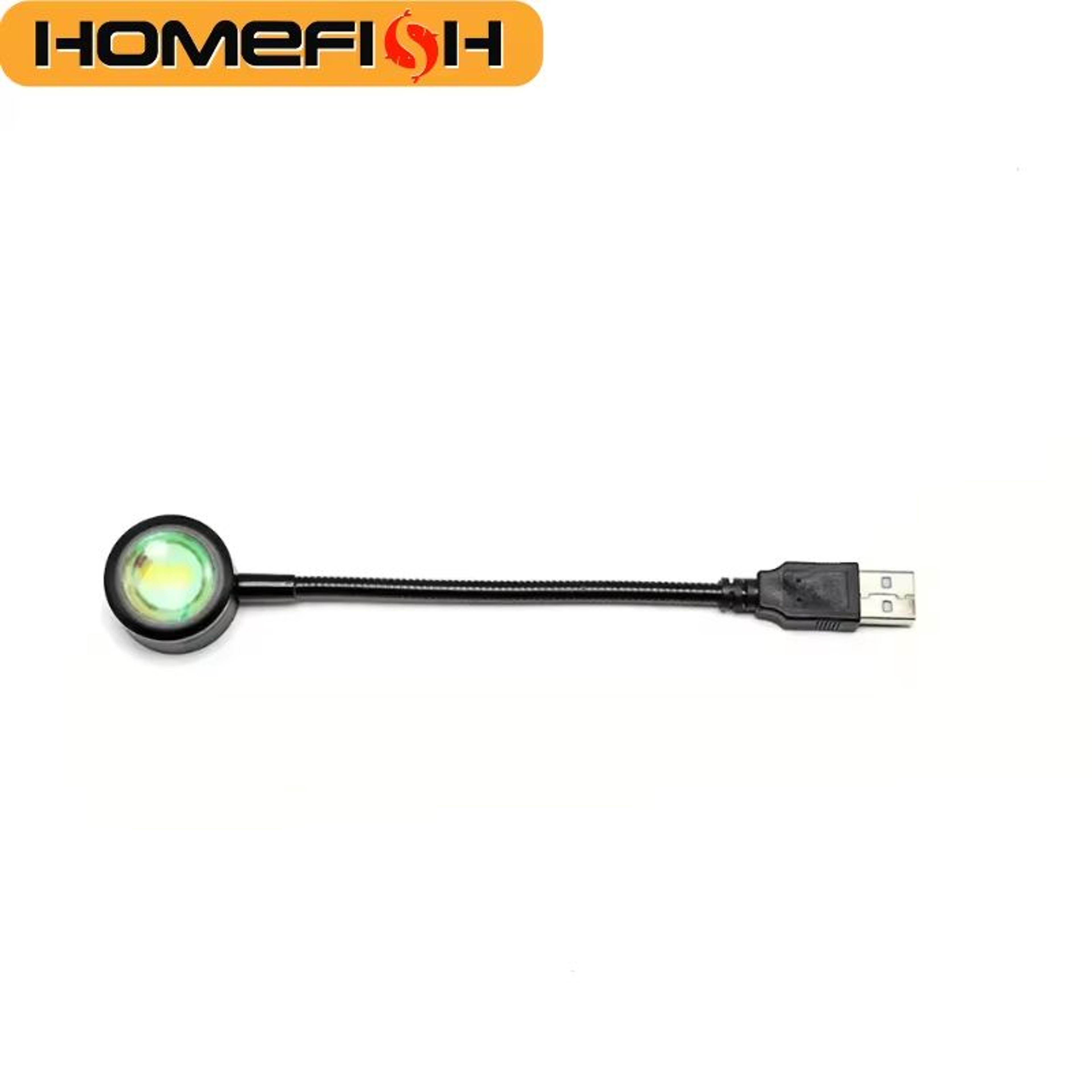 USB Room Photo Atmosphere Light With Sunset Projection LED Mood Lamp 0