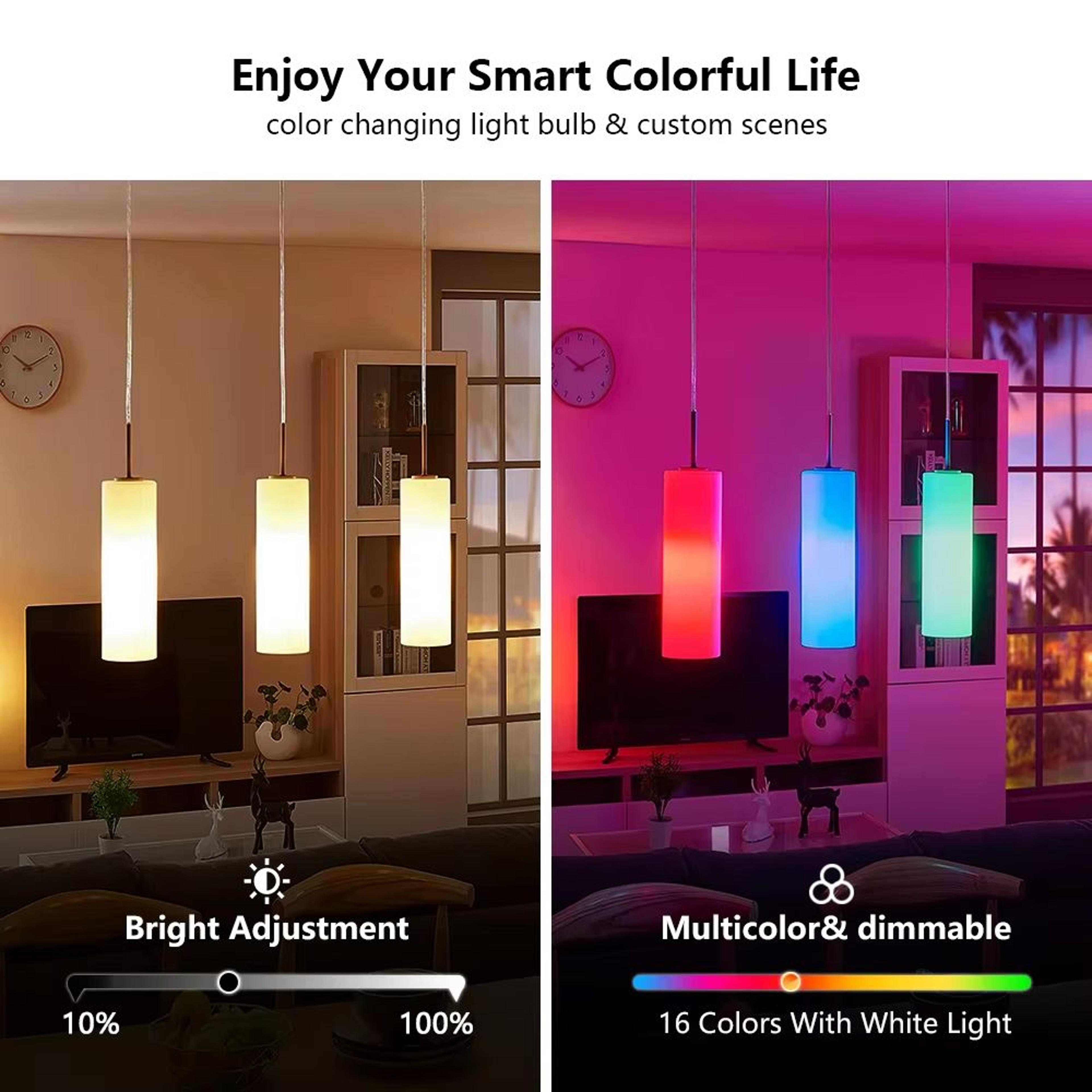 16Color RGB LED Multicolor Bulb With E27 Base And 24Key Remote Control 3