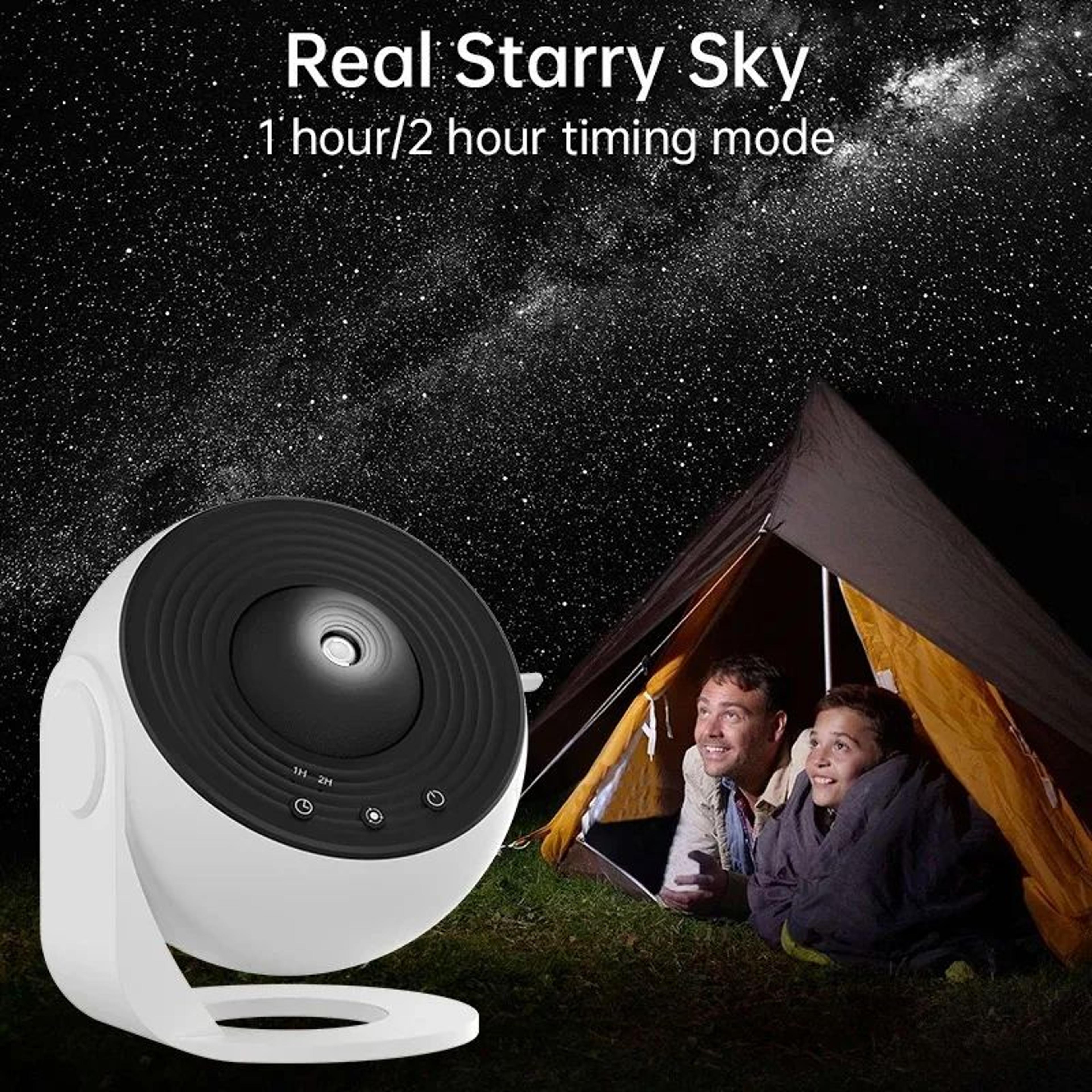 LED Galaxy Starry Sky Projector Night Lamp With 360 Rotation For Room Decor And Kids 3