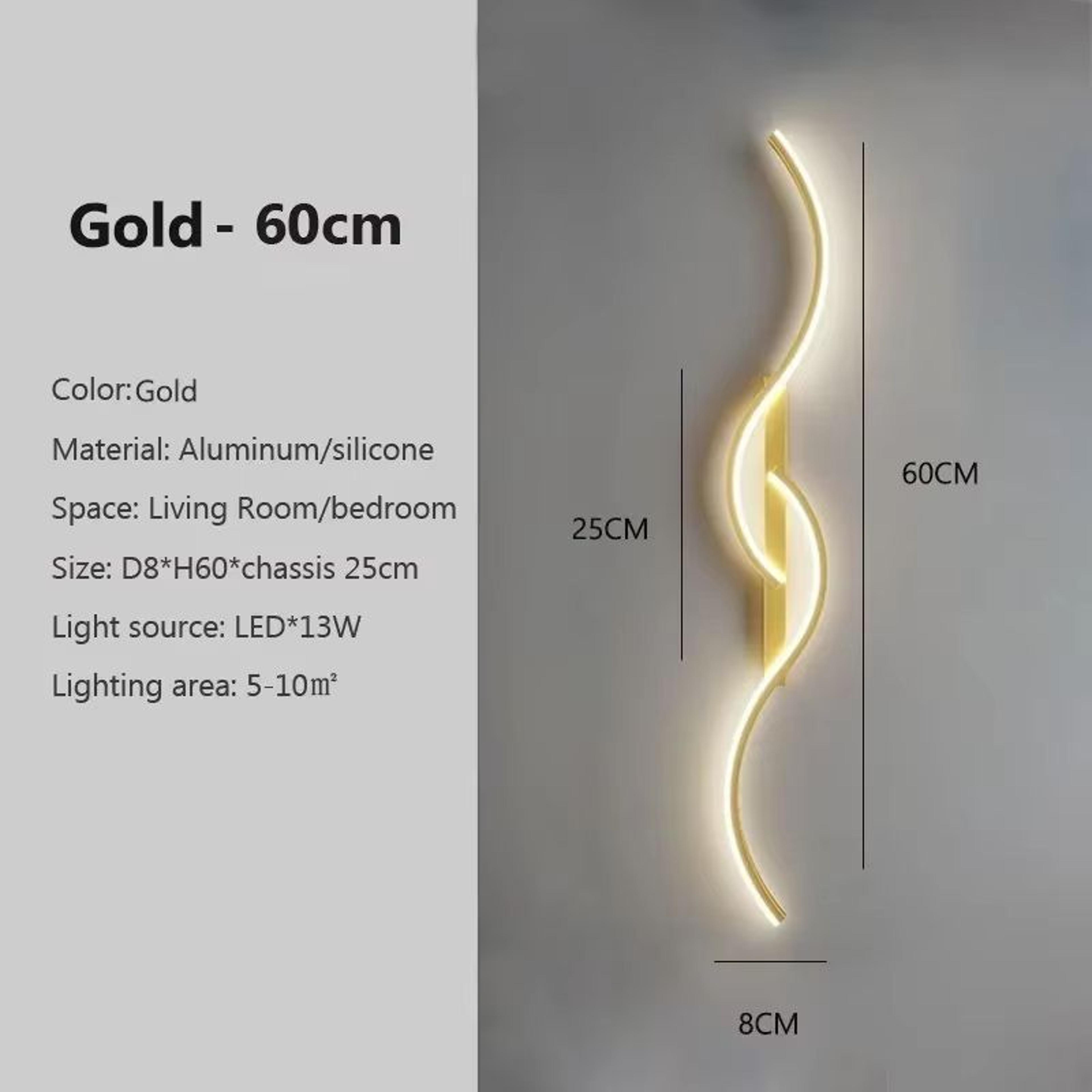 Minimalist LED Wall Lamp Long Strip Indoor Lighting Fixture For Bedroom And Living Room 10