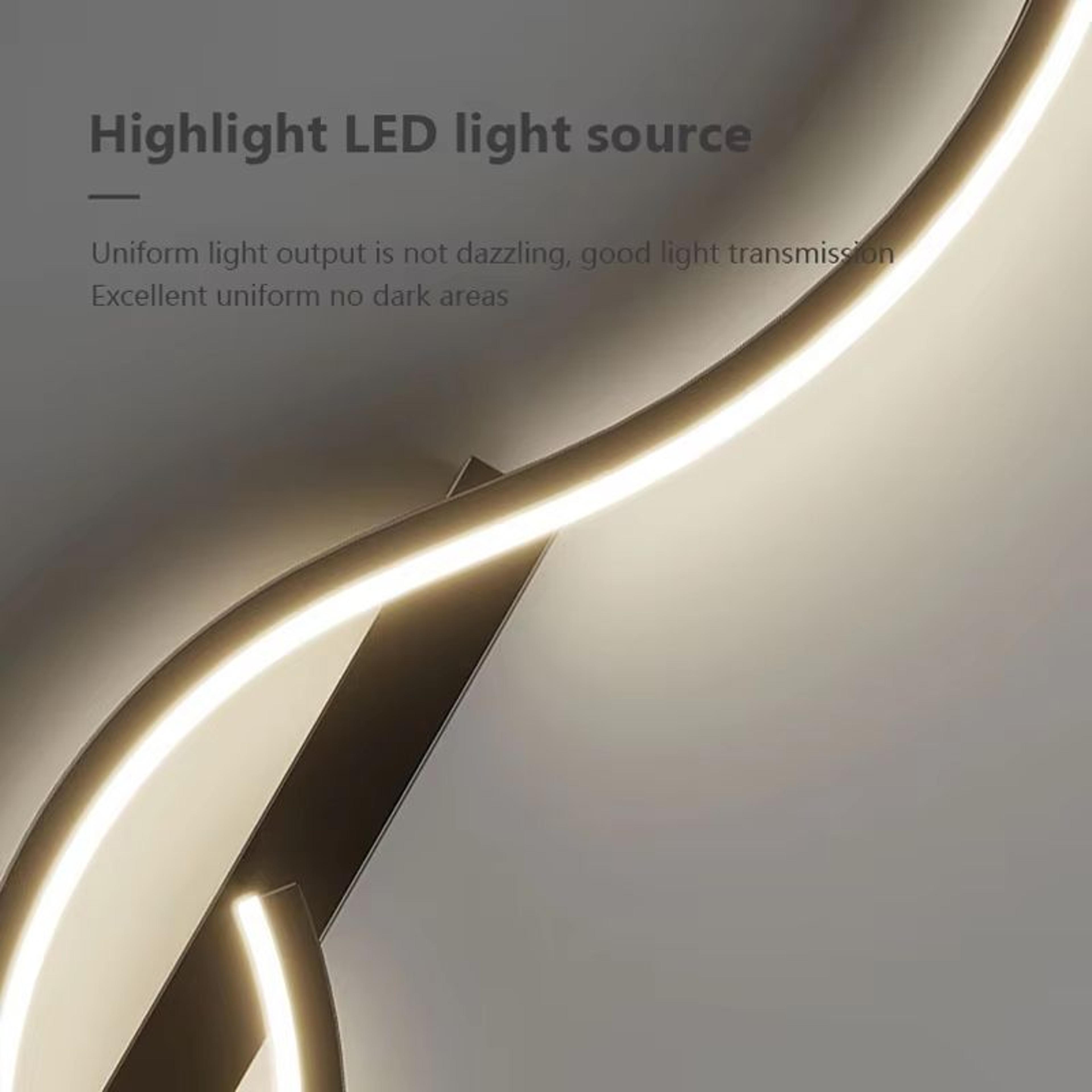 Minimalist LED Wall Lamp Long Strip Indoor Lighting Fixture For Bedroom And Living Room 5