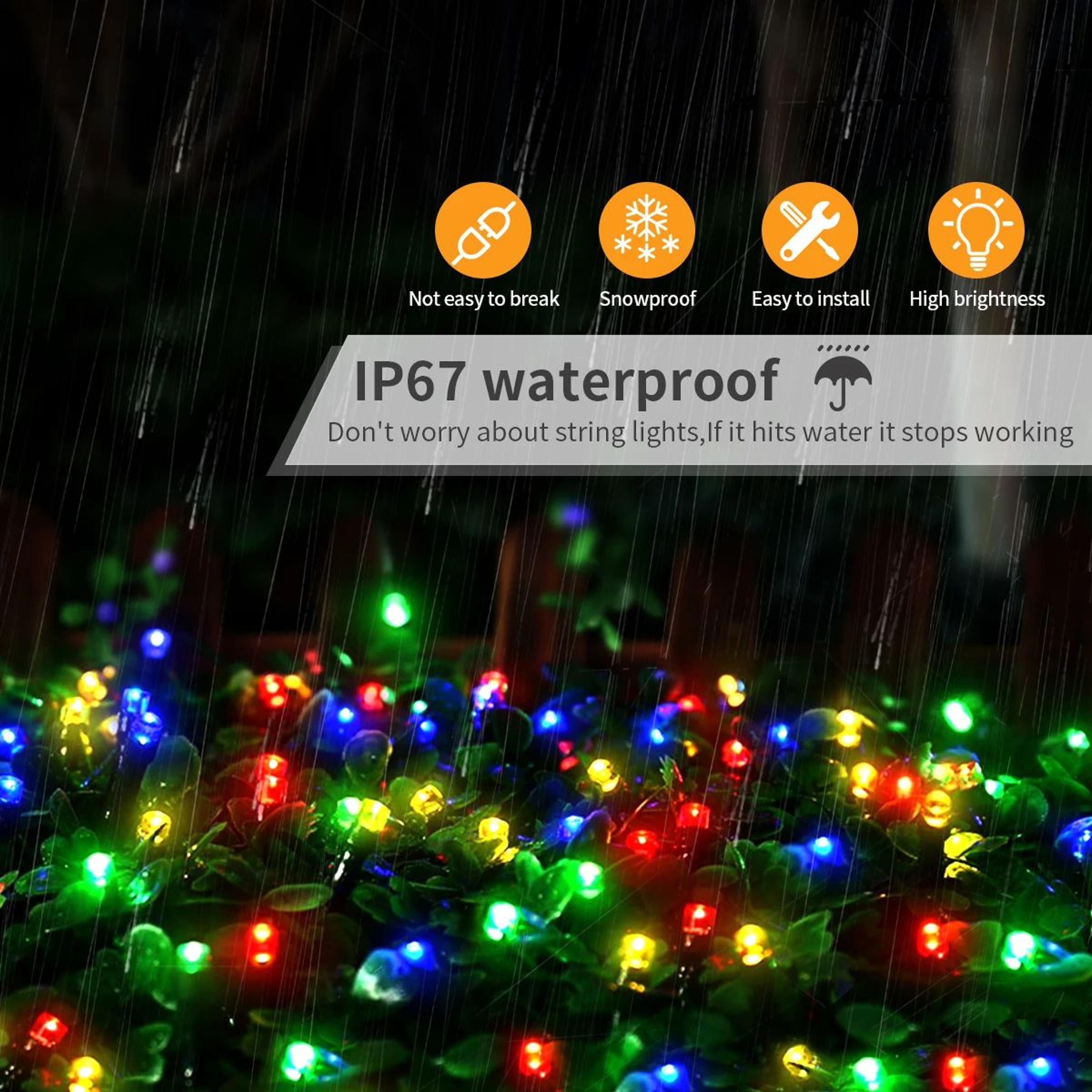 110 V220 V Decorative LED String Fairy Lights 164 Ft328 Ft Outdoor Holiday Garland 3