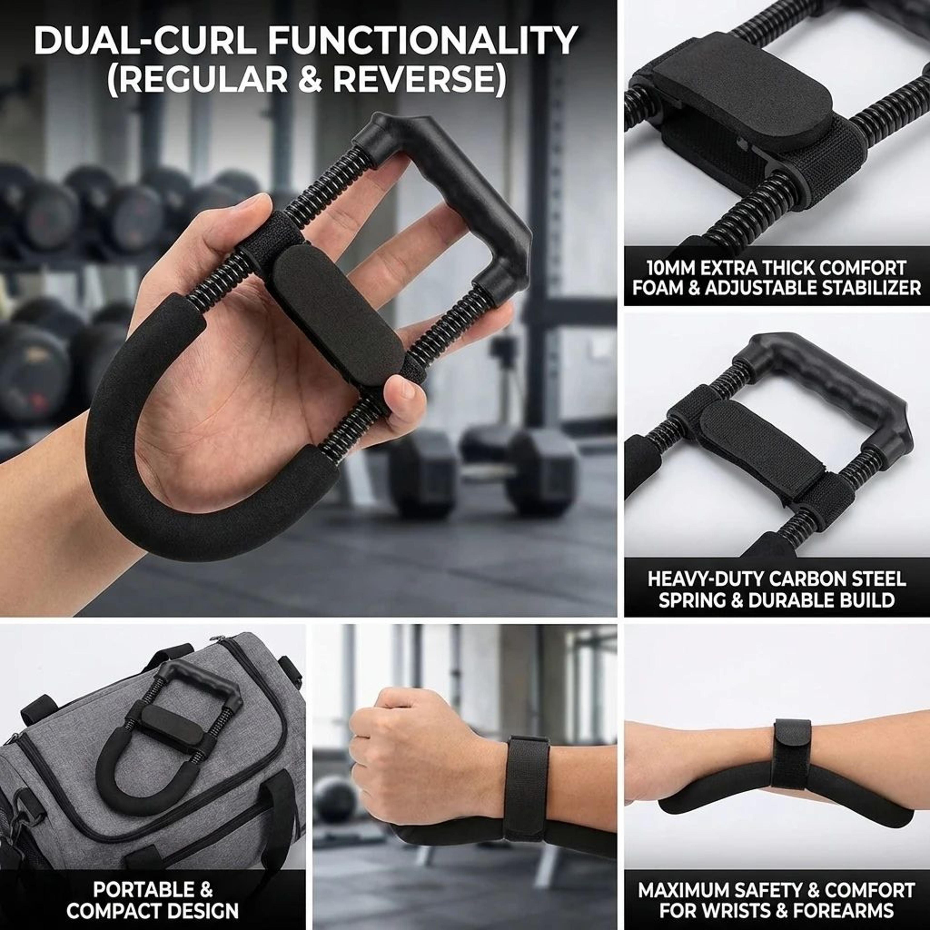 Adjustable Hand Gripper Forearm And Wrist Strengthener For Home And Gym 4