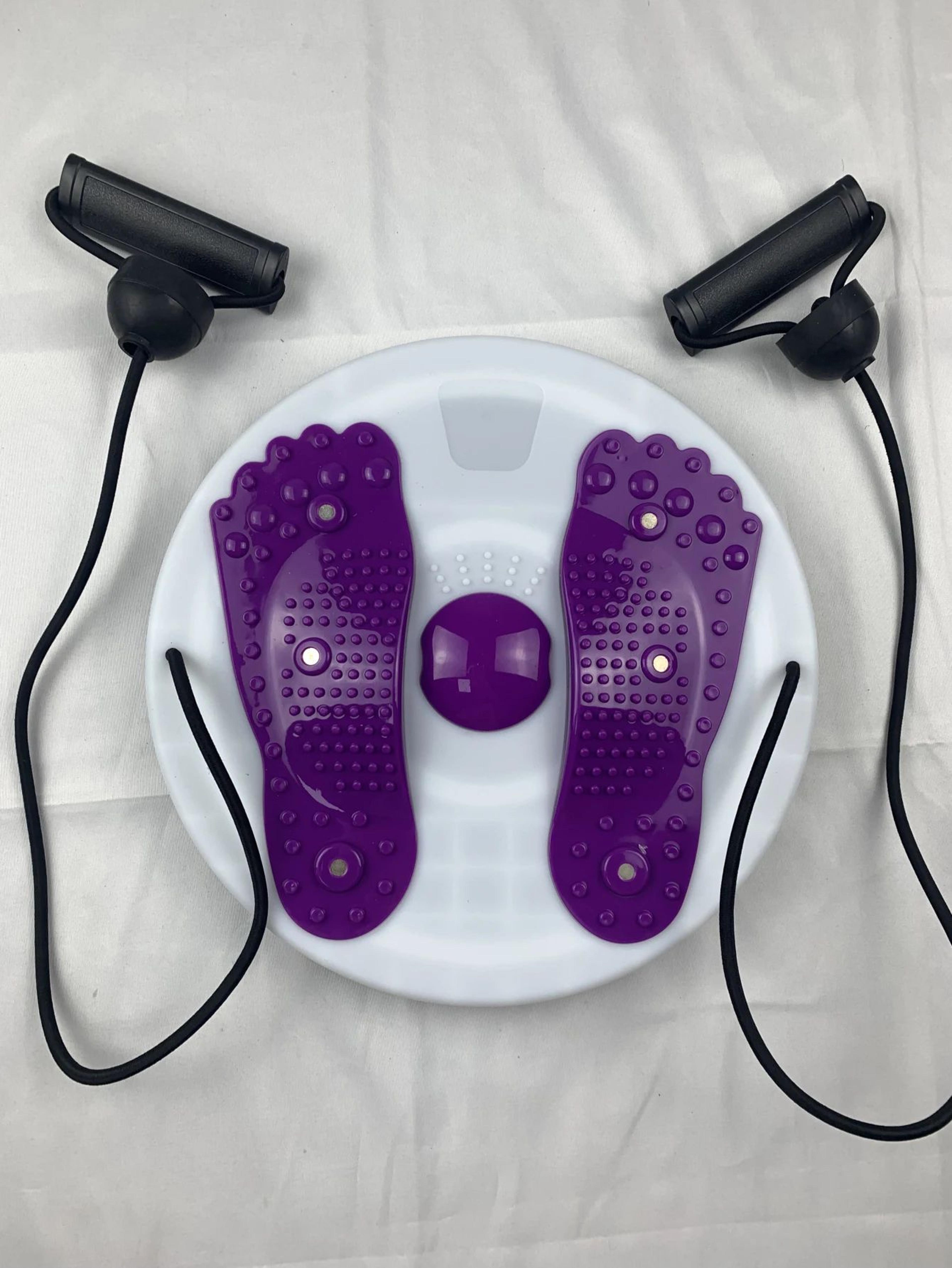 Portable Magnetic Waist Twisting Disc With Foot Massage For Core Fitness 2