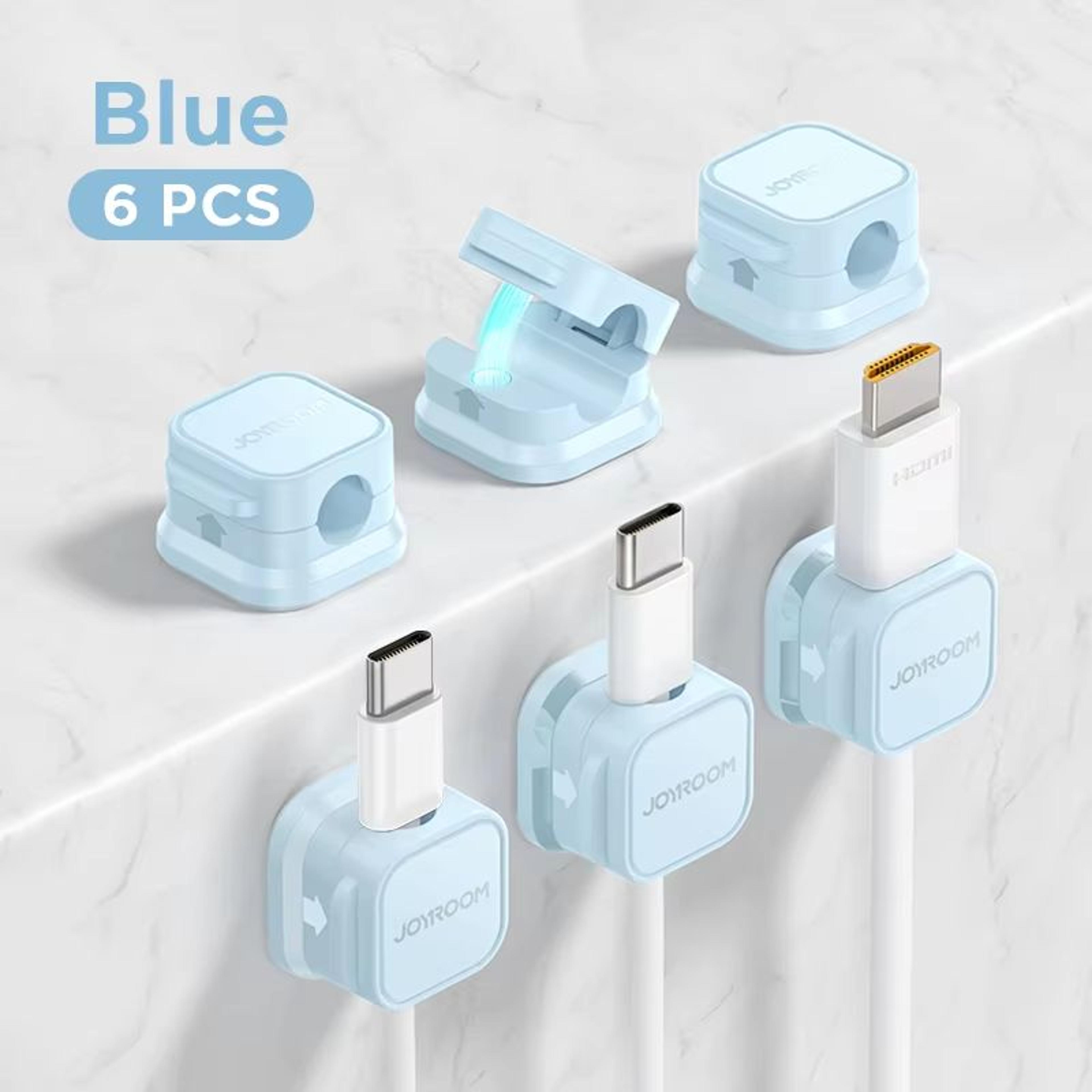 JOYROOM Magnetic Cable Clips Adjustable Cord Holder For Desk And Cable Management 10