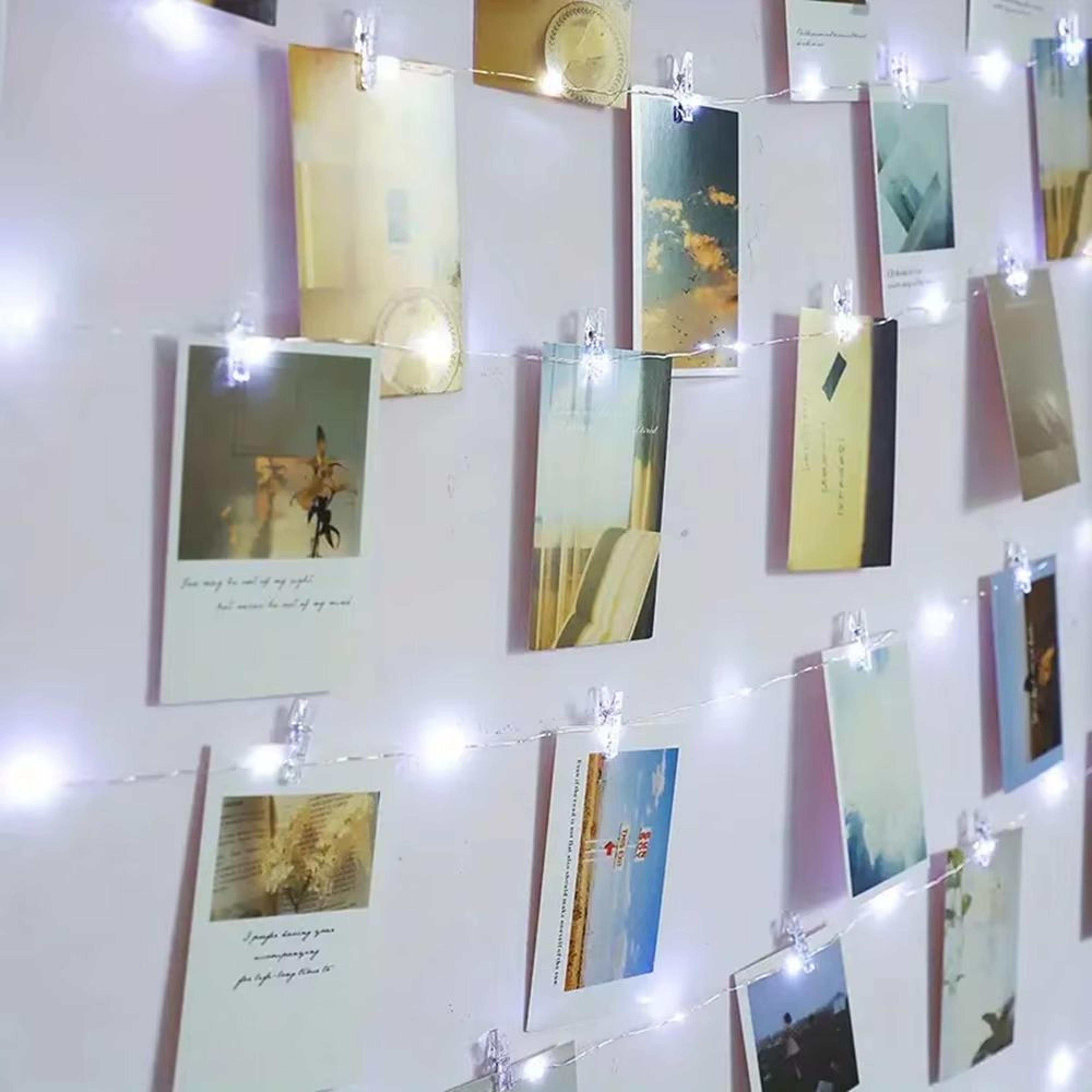 LED Fairy Photo Clip String Lights With USBAA Power For Home And Party Decoration 5