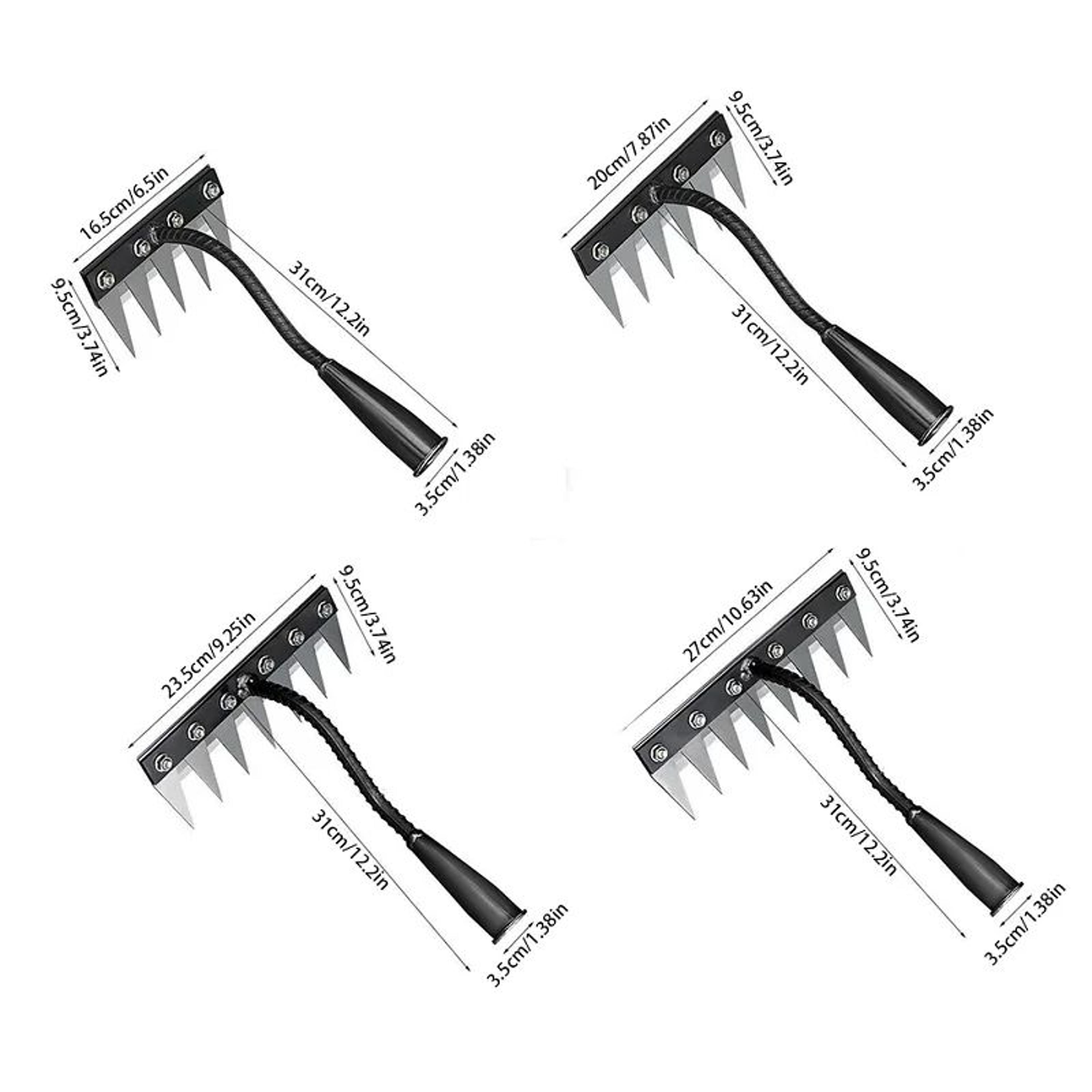 Carbon Steel Garden Hand Rake For Weeding And Soil Care 5